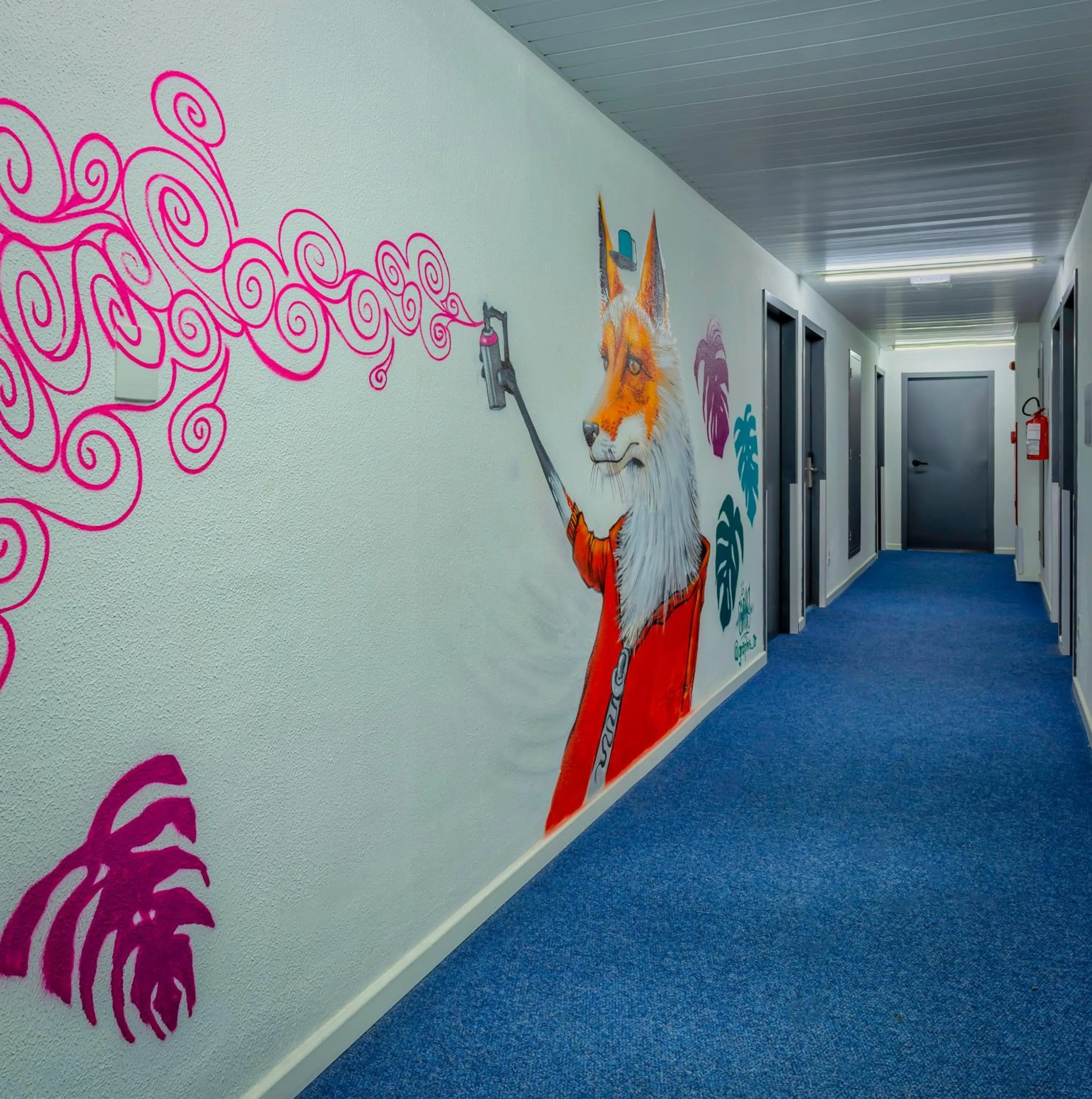 Decorative detail in ibis budget SP Centro Sao Joao