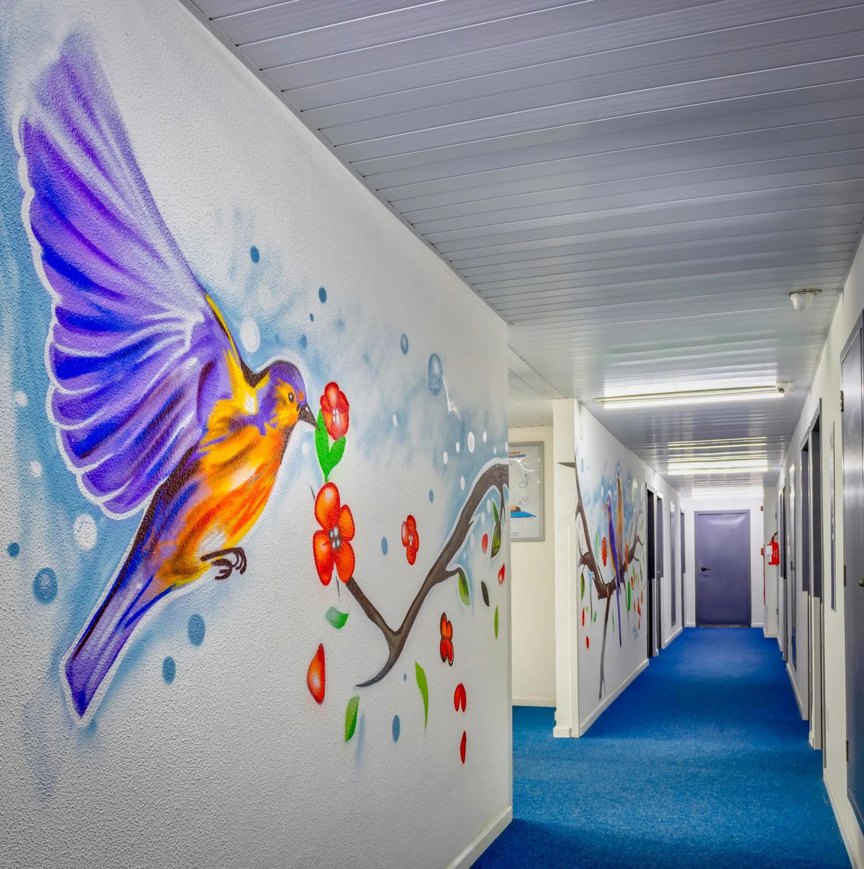 Decorative detail in ibis budget SP Centro Sao Joao