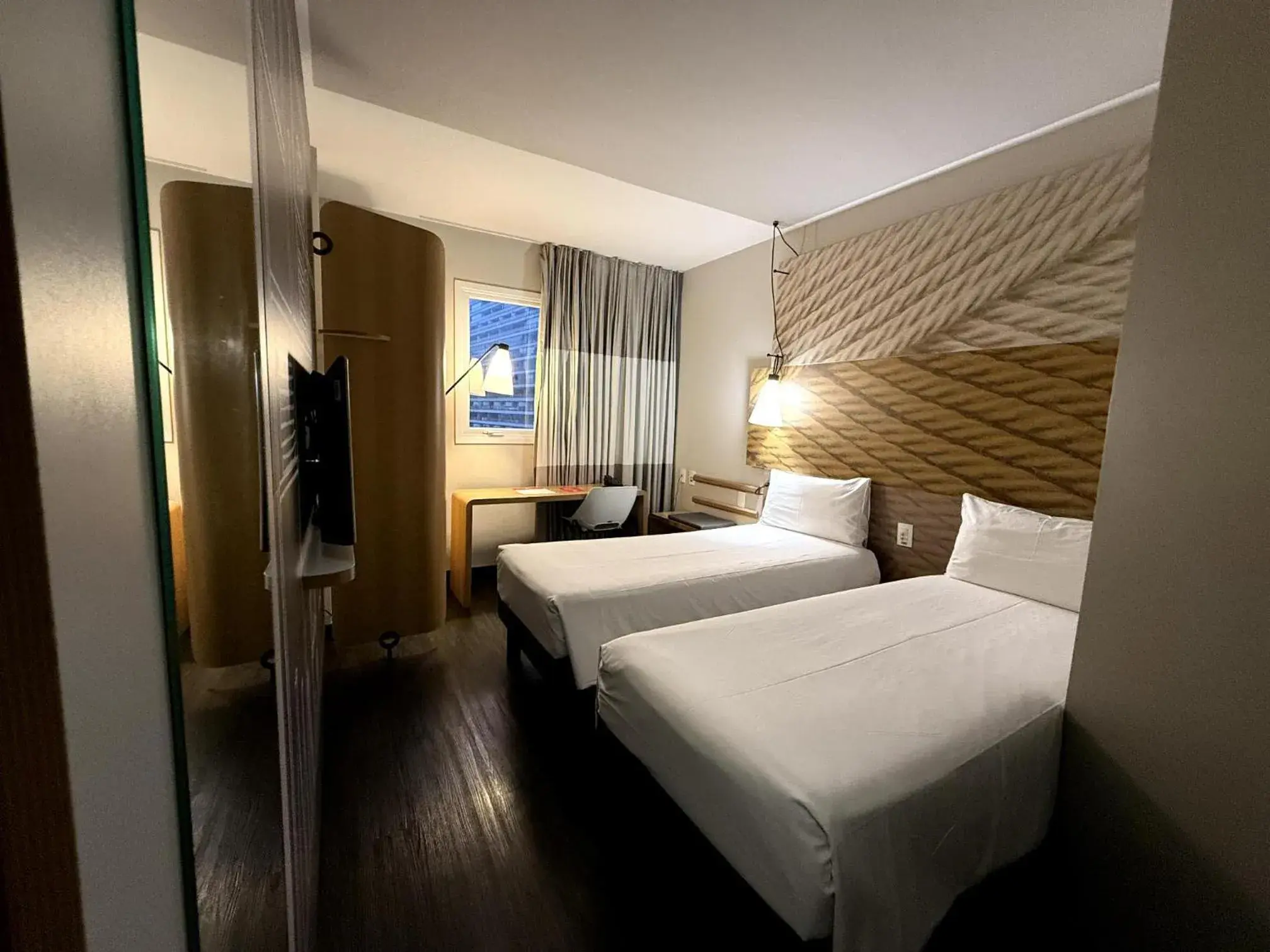 Bed in ibis Sao Paulo Ibirapuera Bed in ibis Sao Paulo Ibirapuera