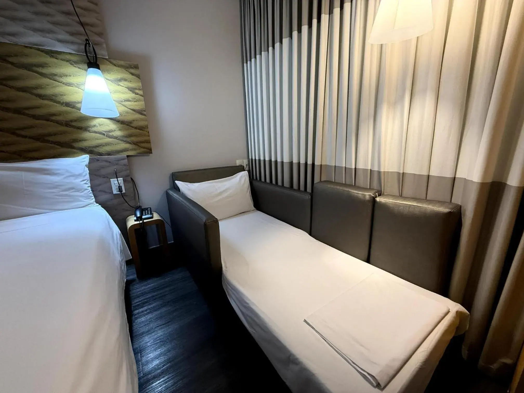 Bed in ibis Sao Paulo Ibirapuera Bed in ibis Sao Paulo Ibirapuera