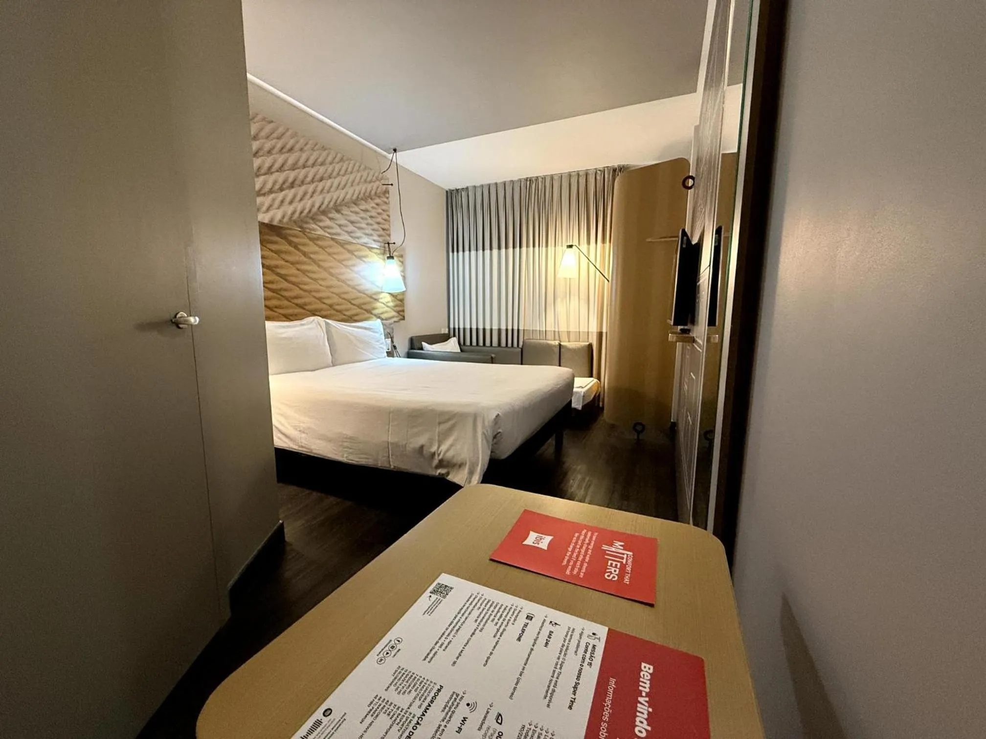 Bed in ibis Sao Paulo Ibirapuera