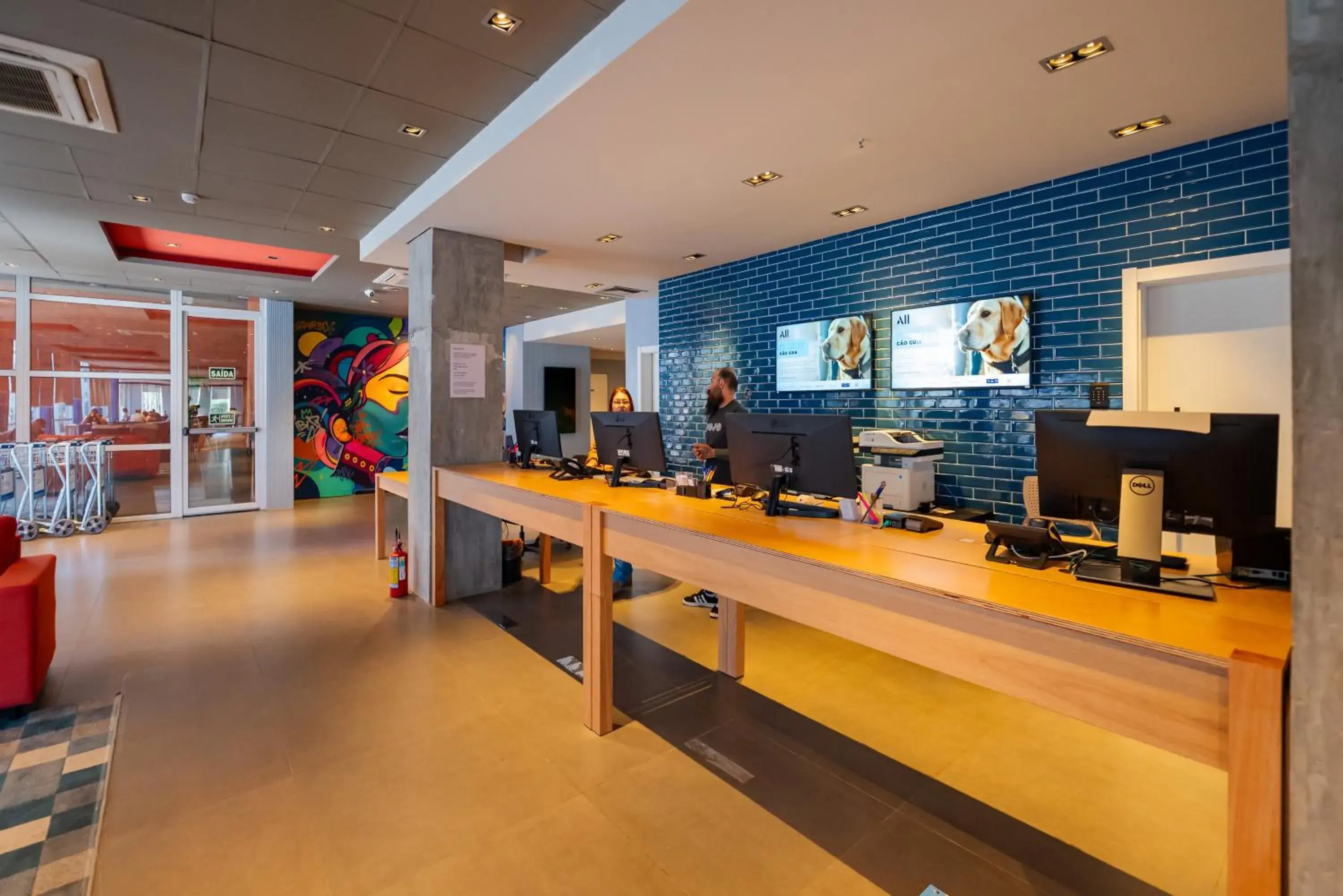 Lobby or reception in ibis budget Porto Alegre - Super Econômico Lobby or reception in ibis budget Porto Alegre - Super Econômico