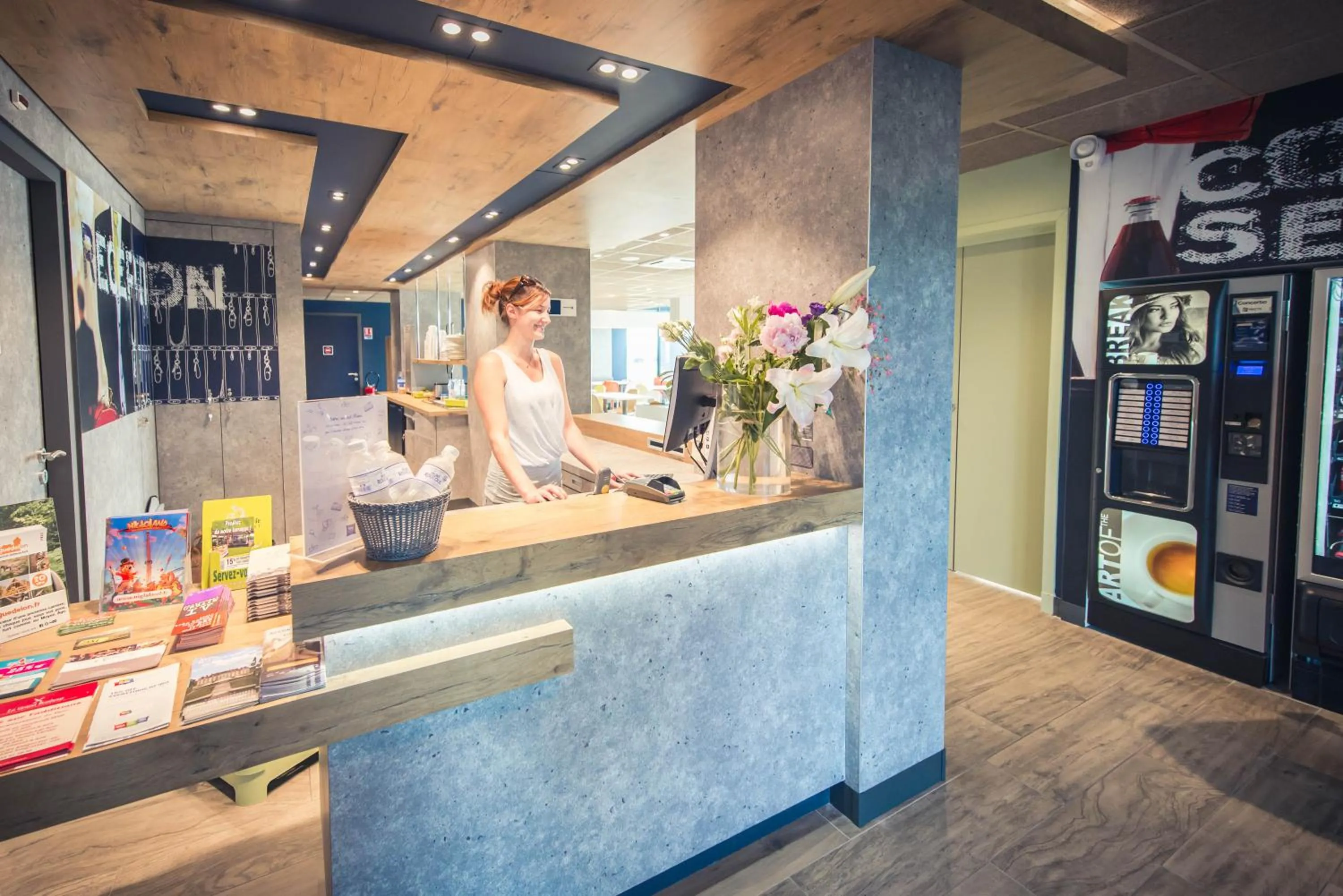 Decorative detail in ibis budget Troyes Est