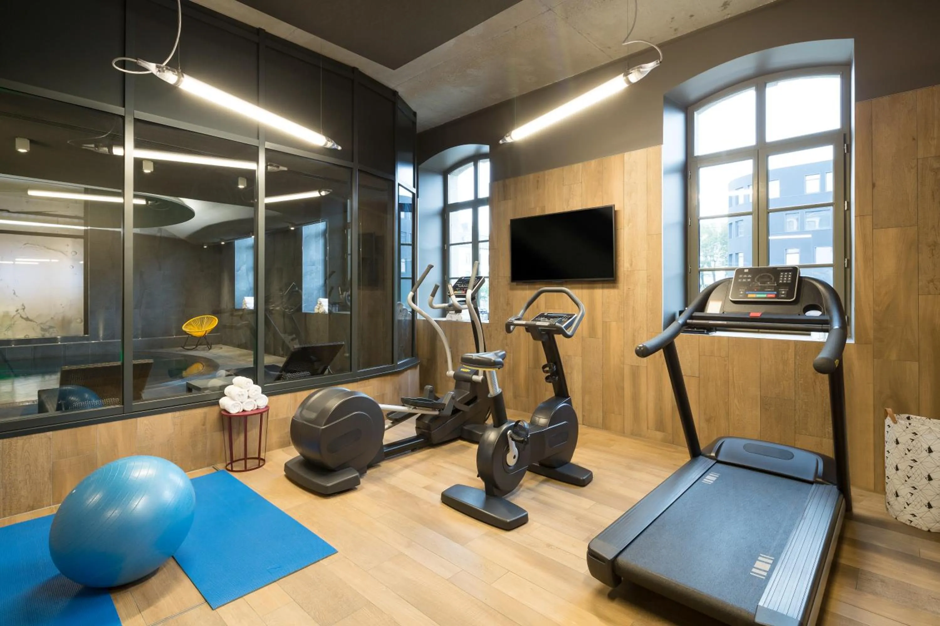 Fitness centre/facilities in Novotel Saint Brieuc Centre Gare