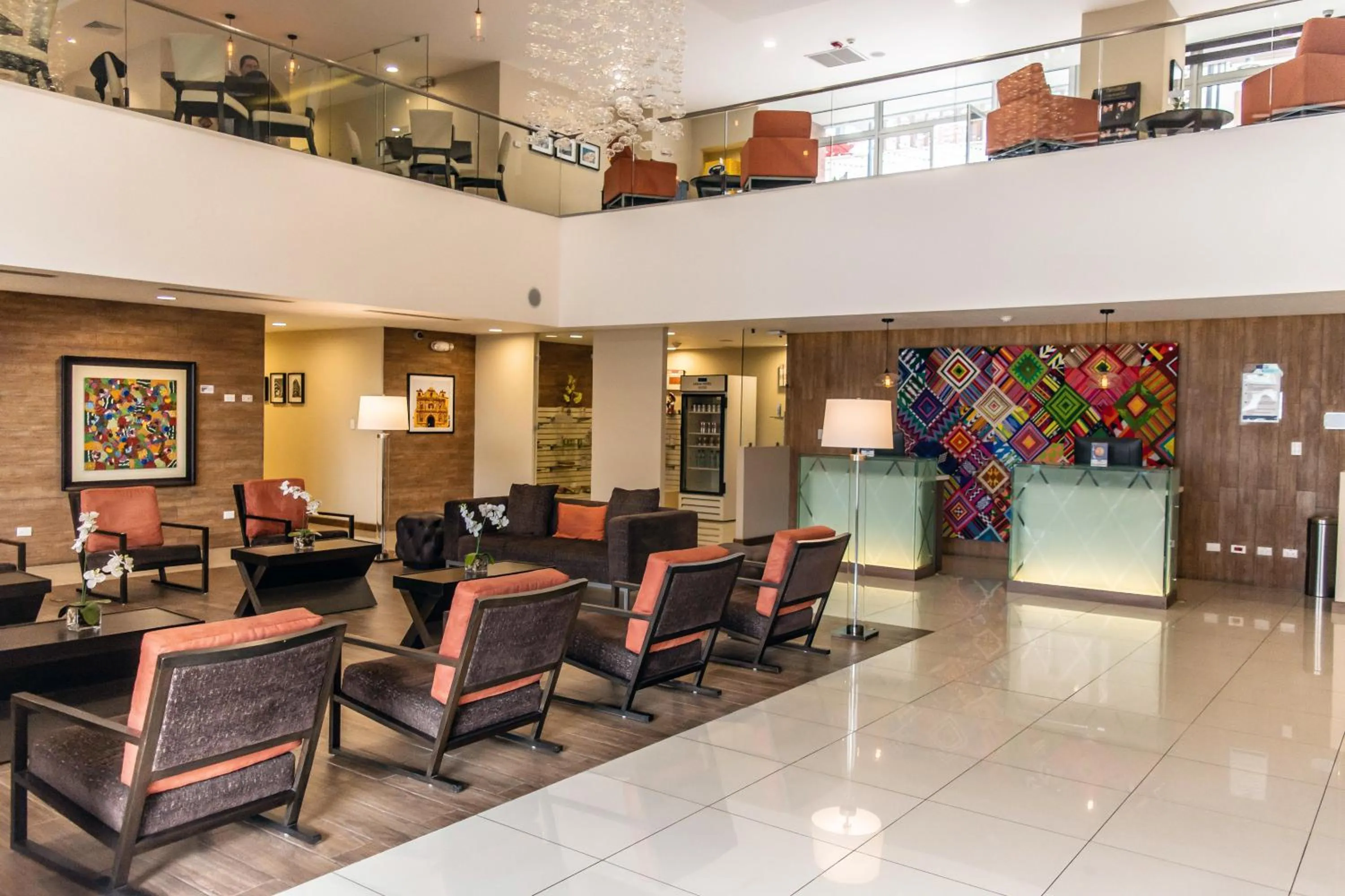 Lobby or reception in LATAM HOTEL Plaza Pradera Quetzaltenango