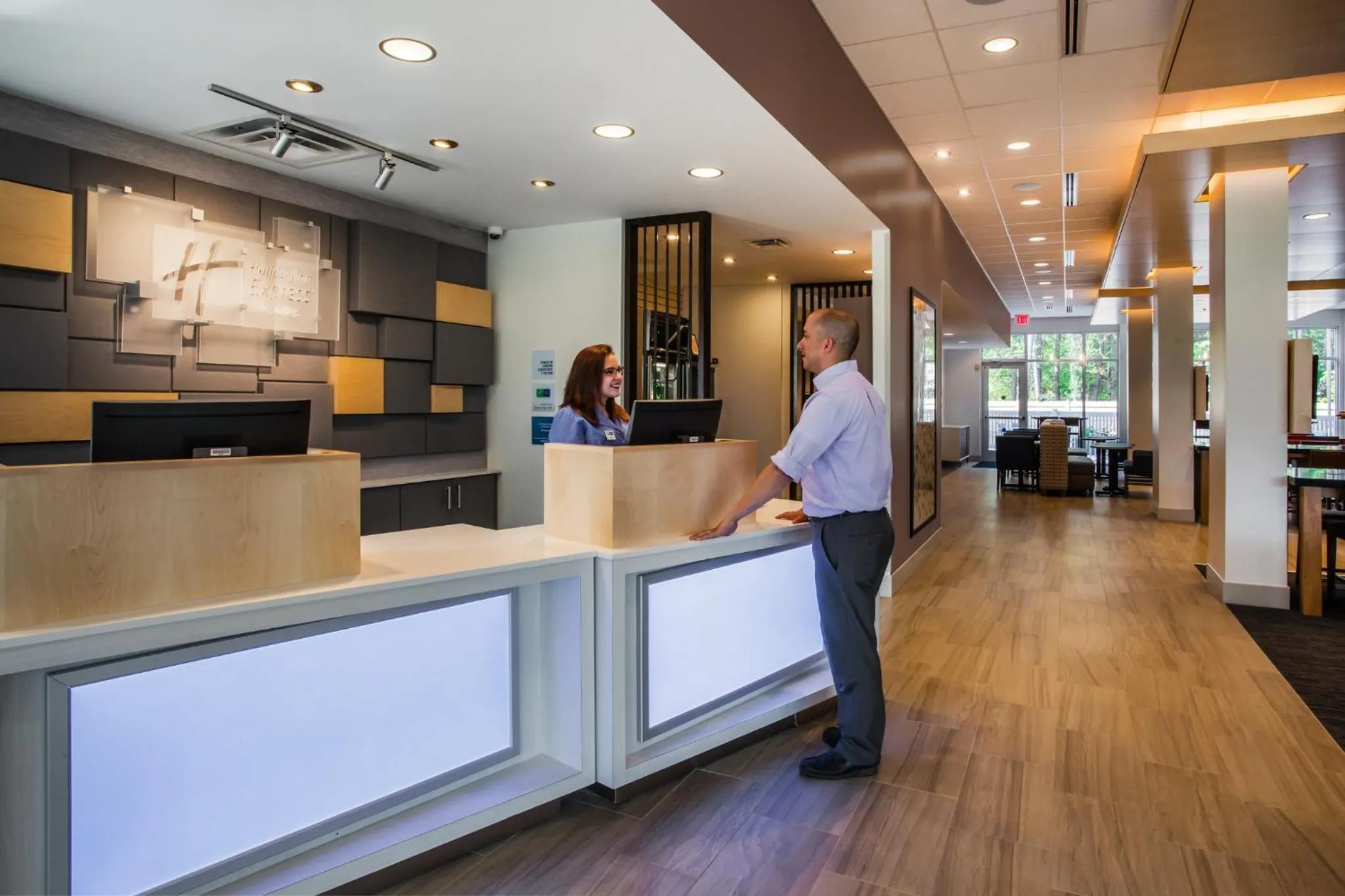 Property building in Holiday Inn Express Queensbury-Lake George Area by IHG