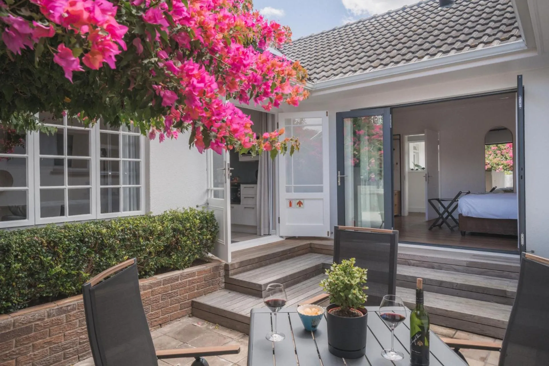 Inner courtyard view in The Dongola Guesthouse