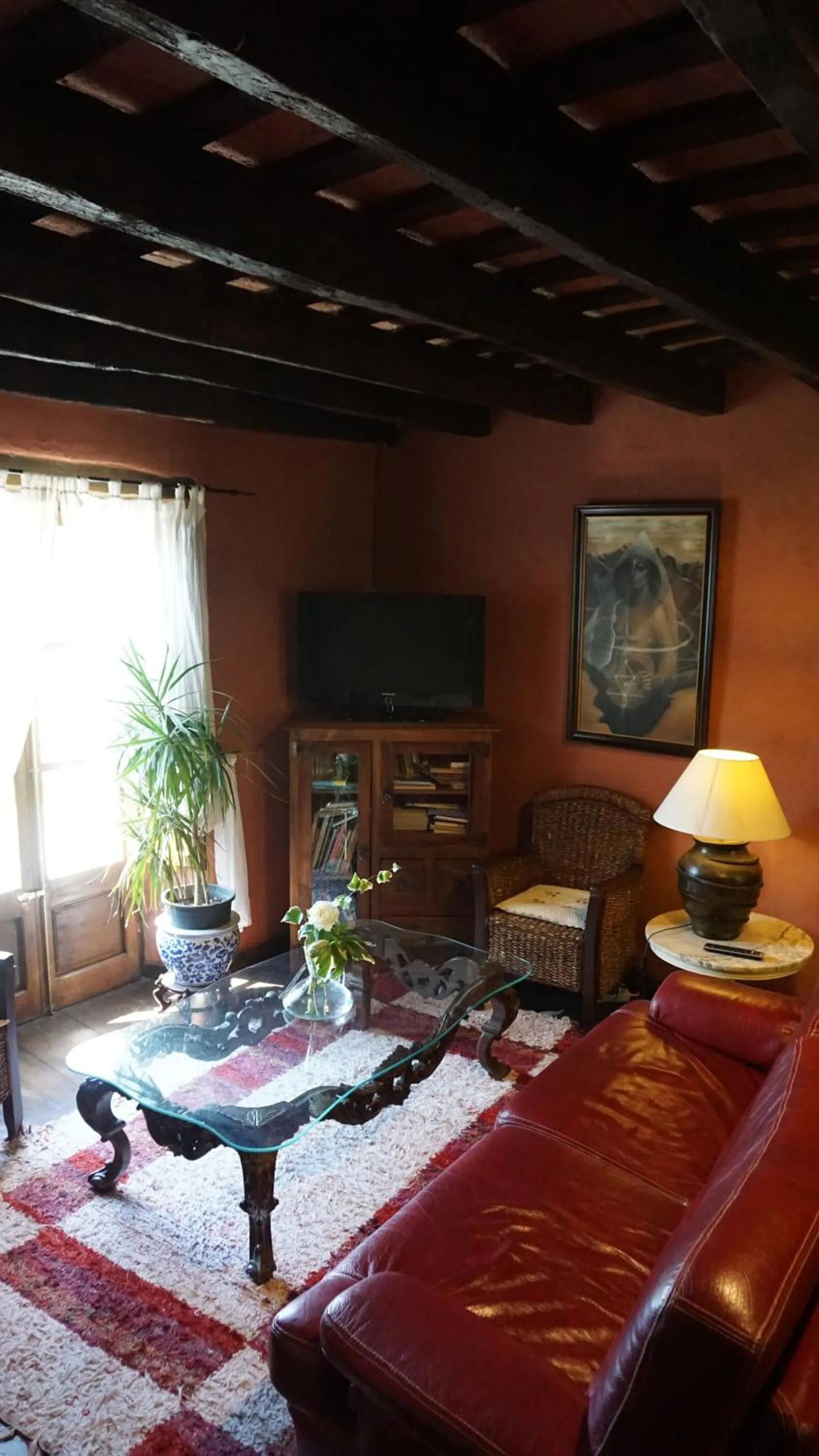 Communal lounge/ TV room in Casa rural Can Jepet