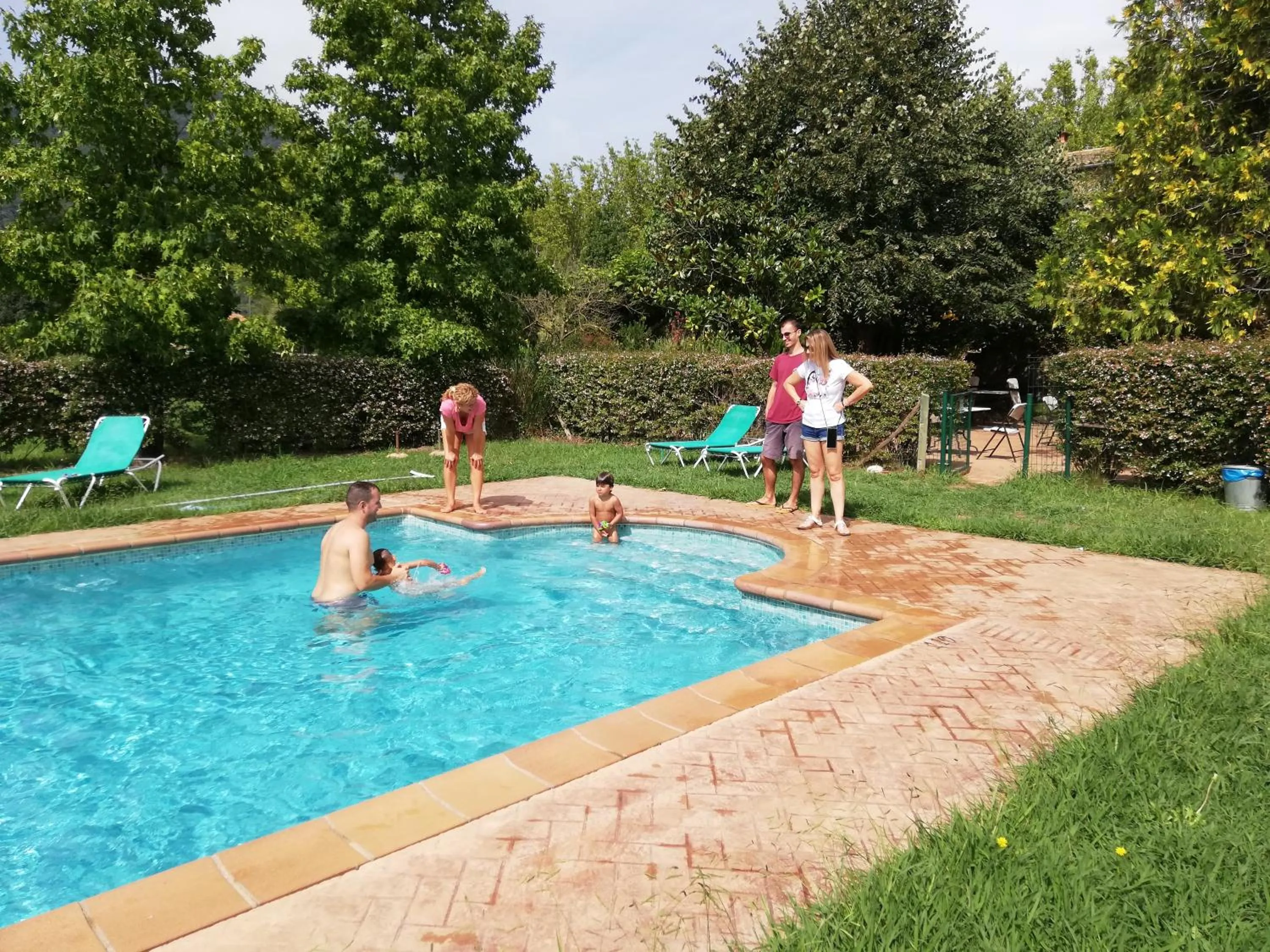 Swimming pool in Casa rural Can Jepet