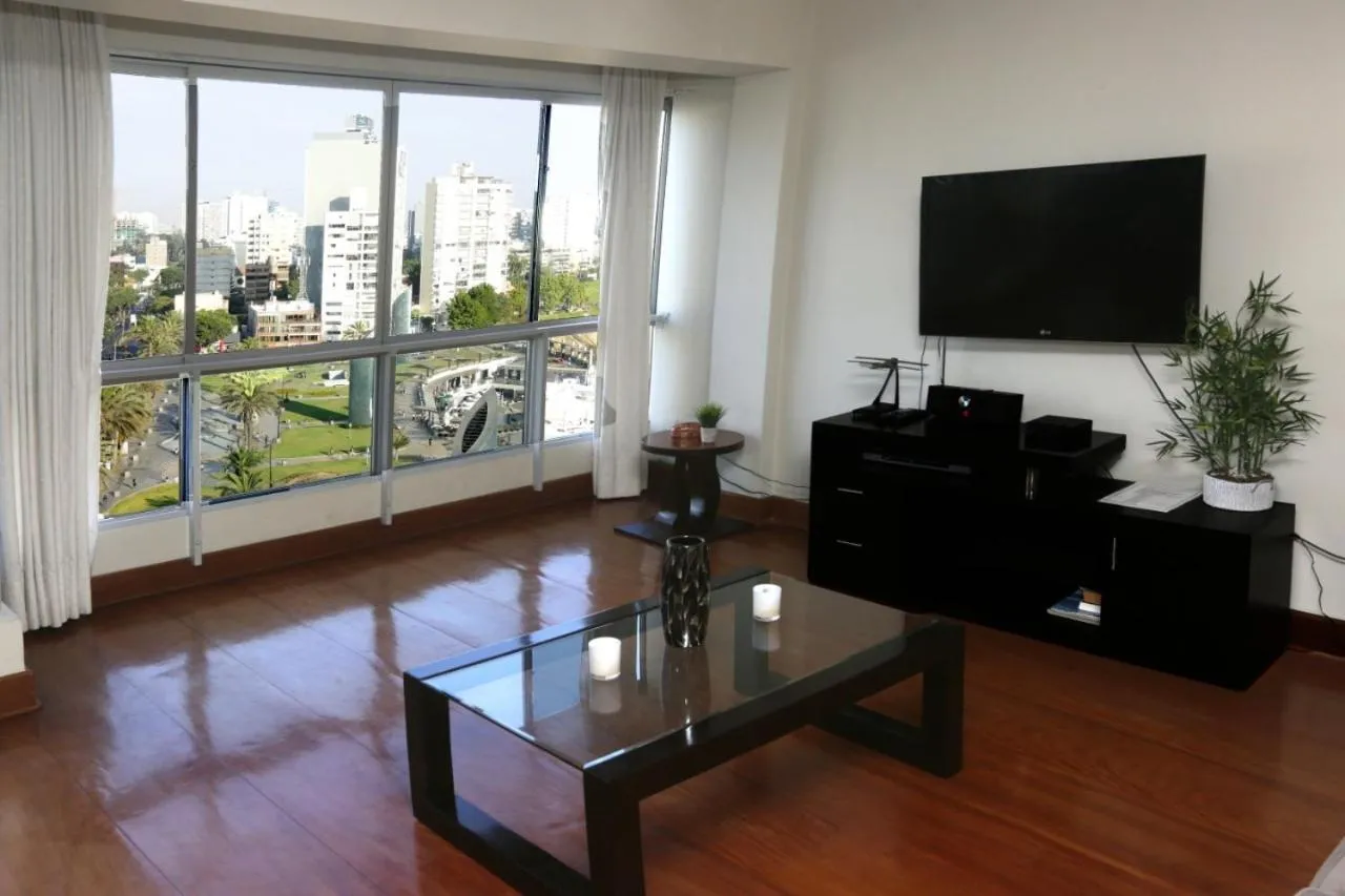 View (from property/room) in Oceanfront Miraflores Larcomar next to Marriott