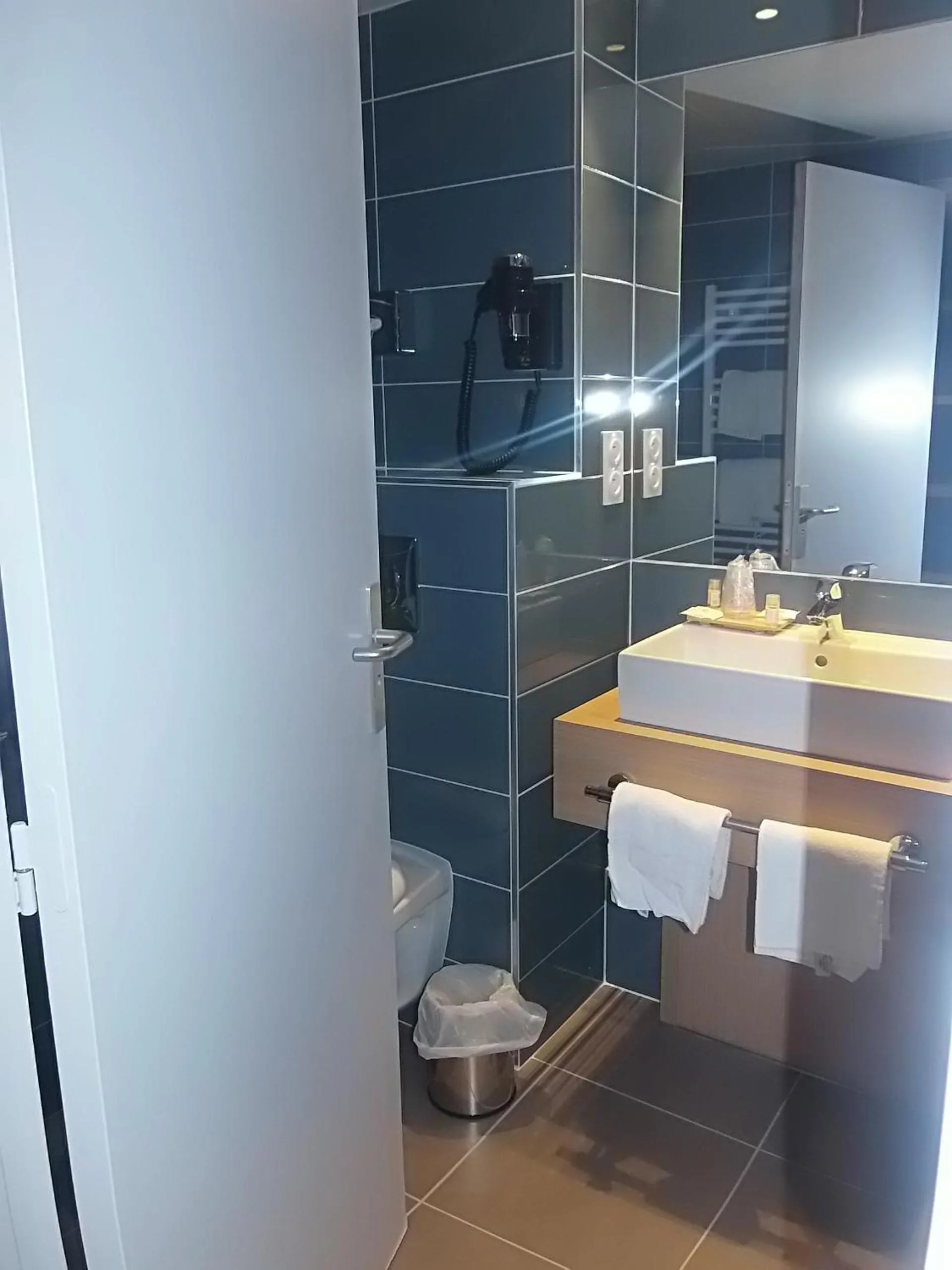 Bathroom in Hôtel Restaurant Le Rive Gauche