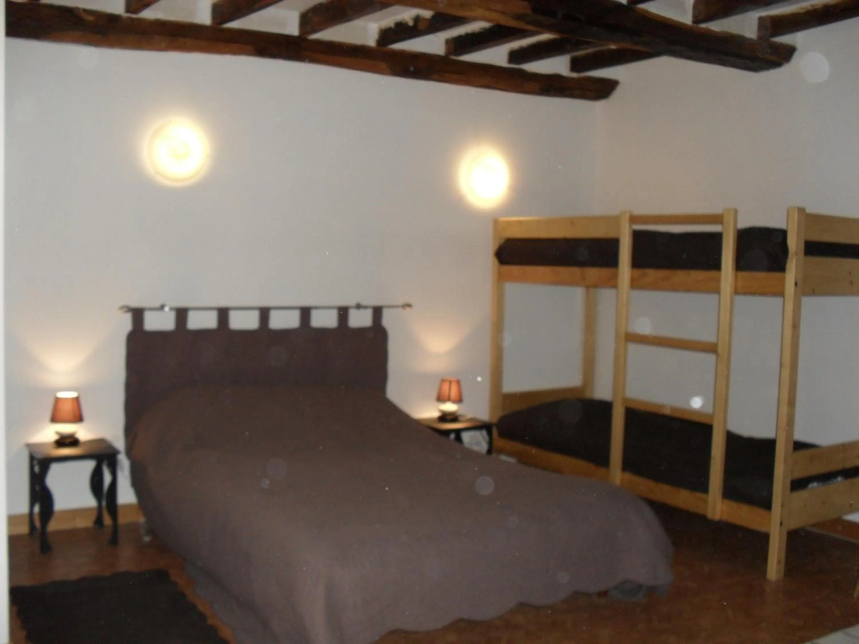 Bed in Chambres d'hôtes Au Hameau