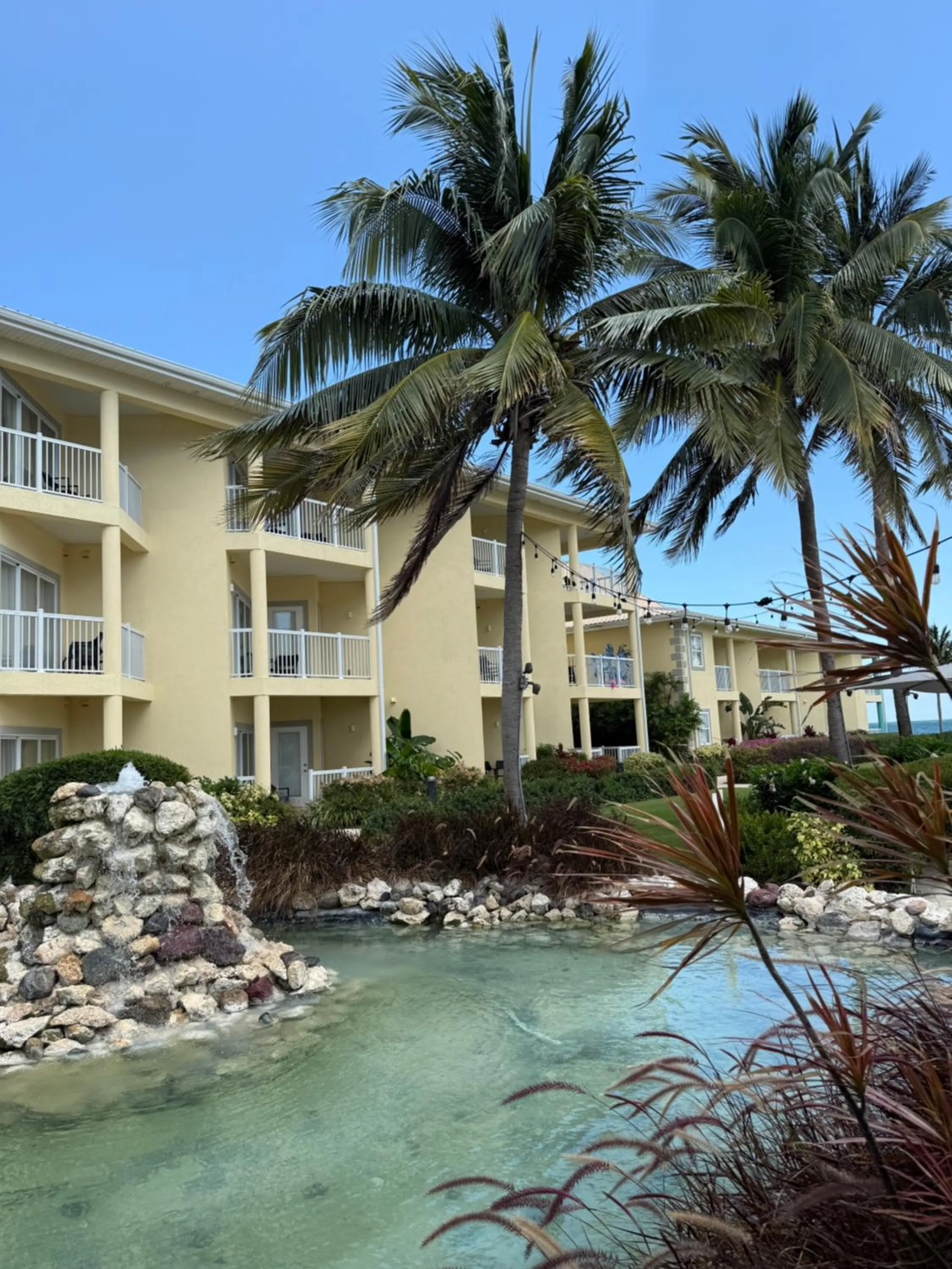 Inner courtyard view in The Grand Caymanian Resort