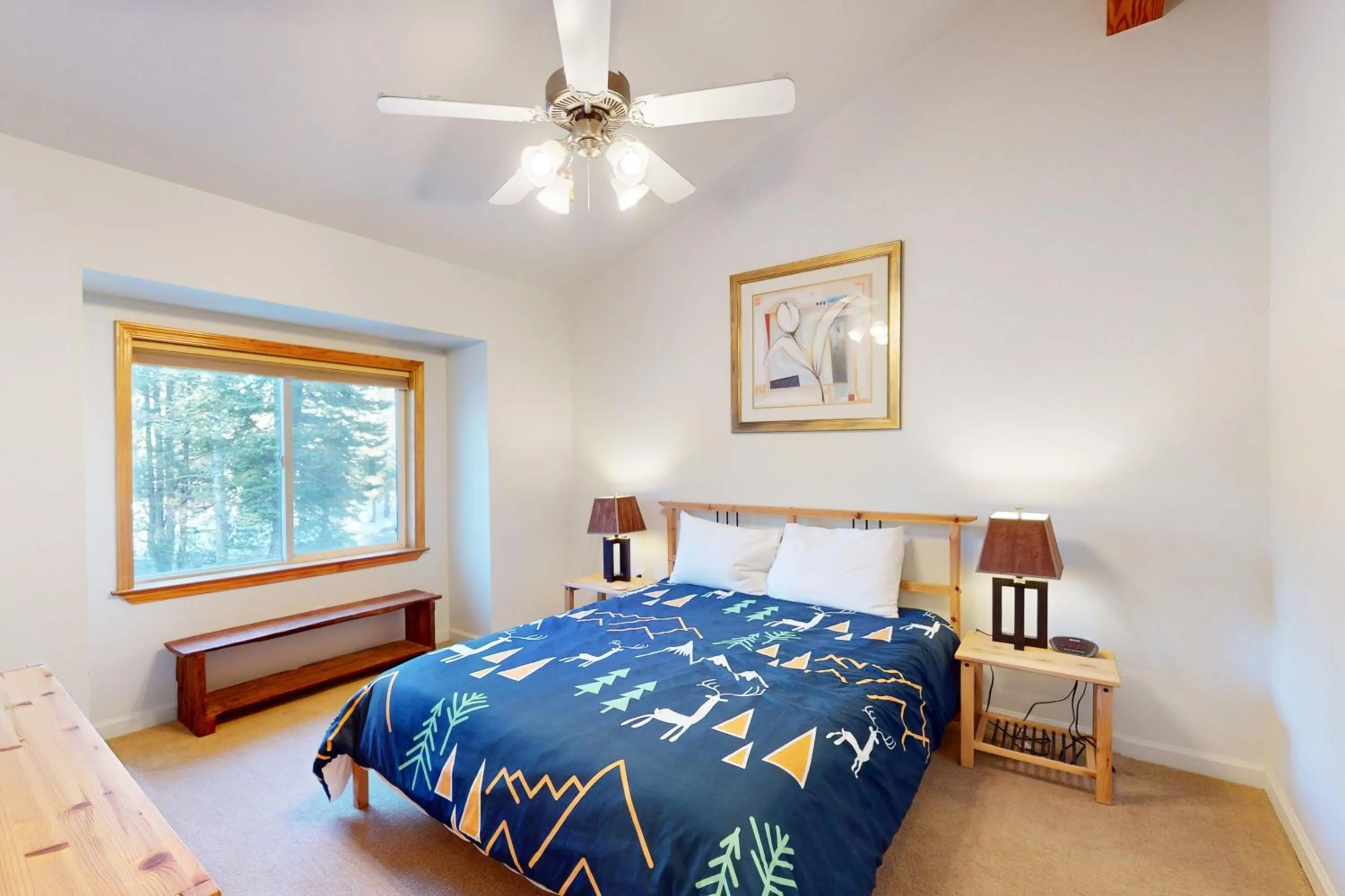 Bed in Squaw Valley Ski Flat