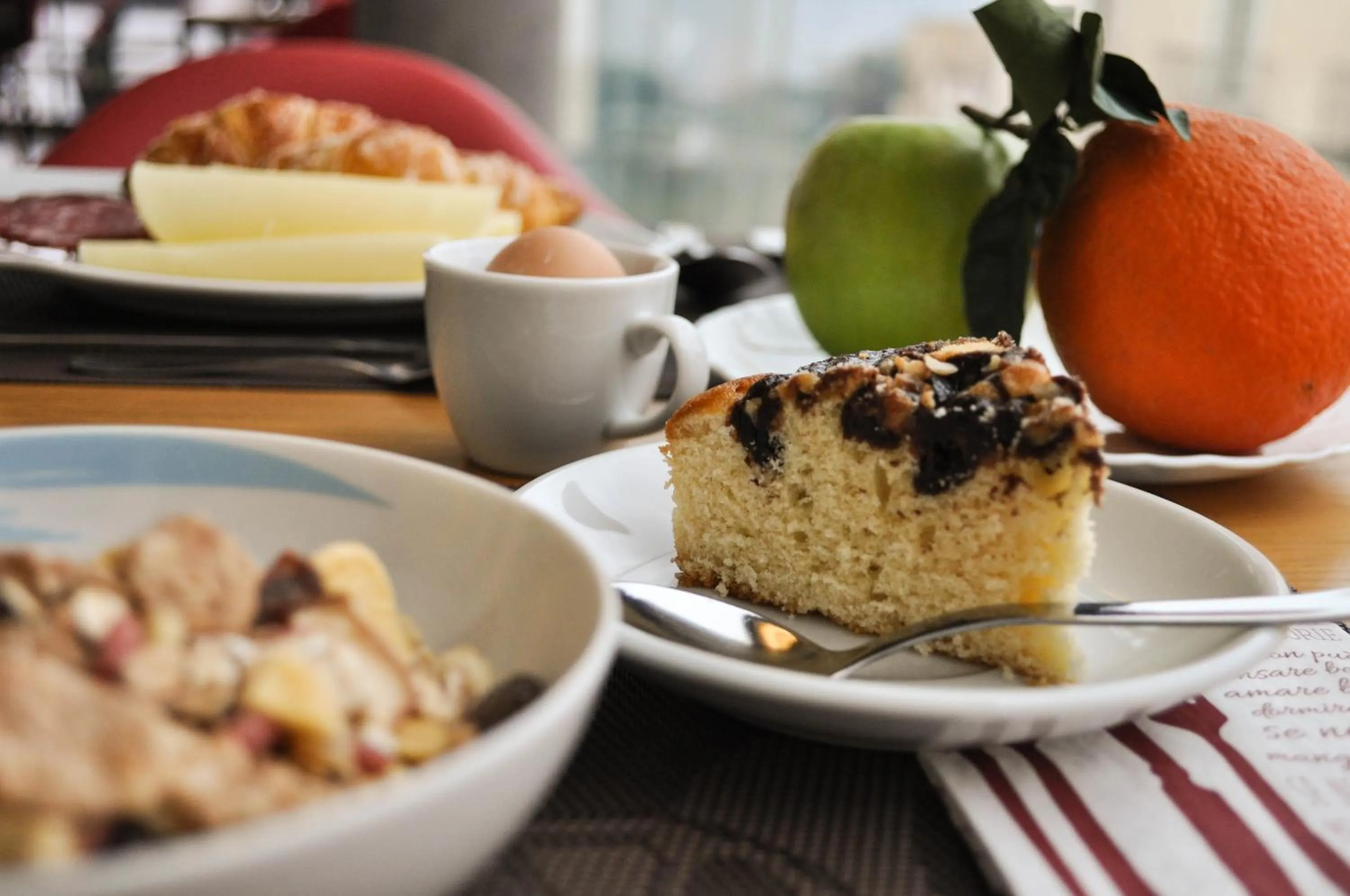 Continental breakfast in Hotel Terme Neronensis
