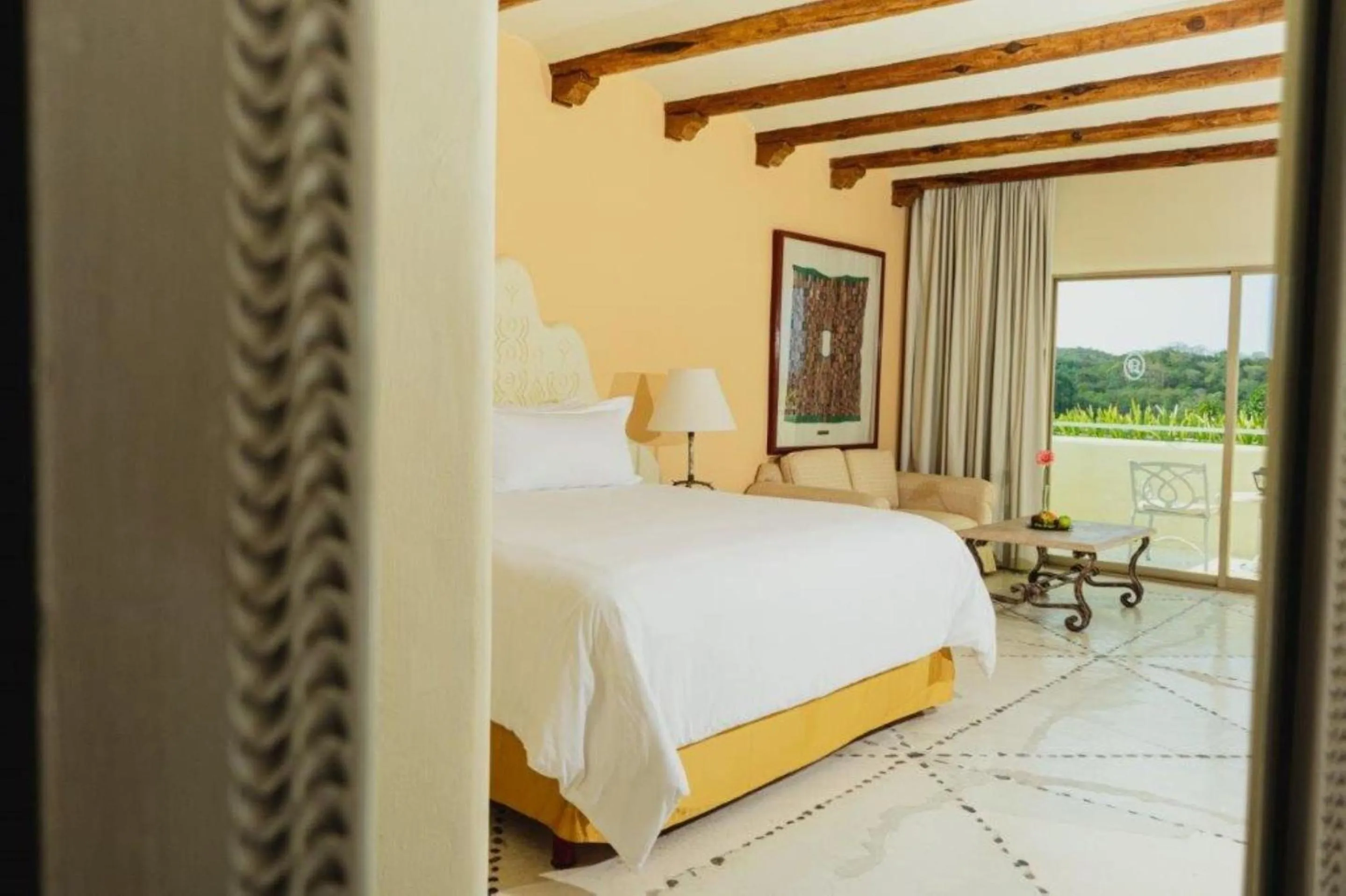 Bedroom, Bed in Quinta Real Huatulco