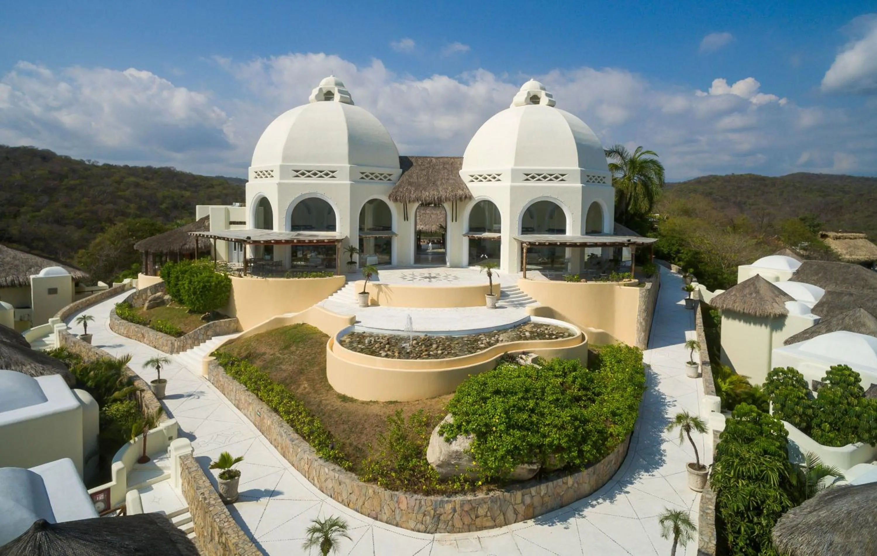 Bird's eye view in Quinta Real Huatulco