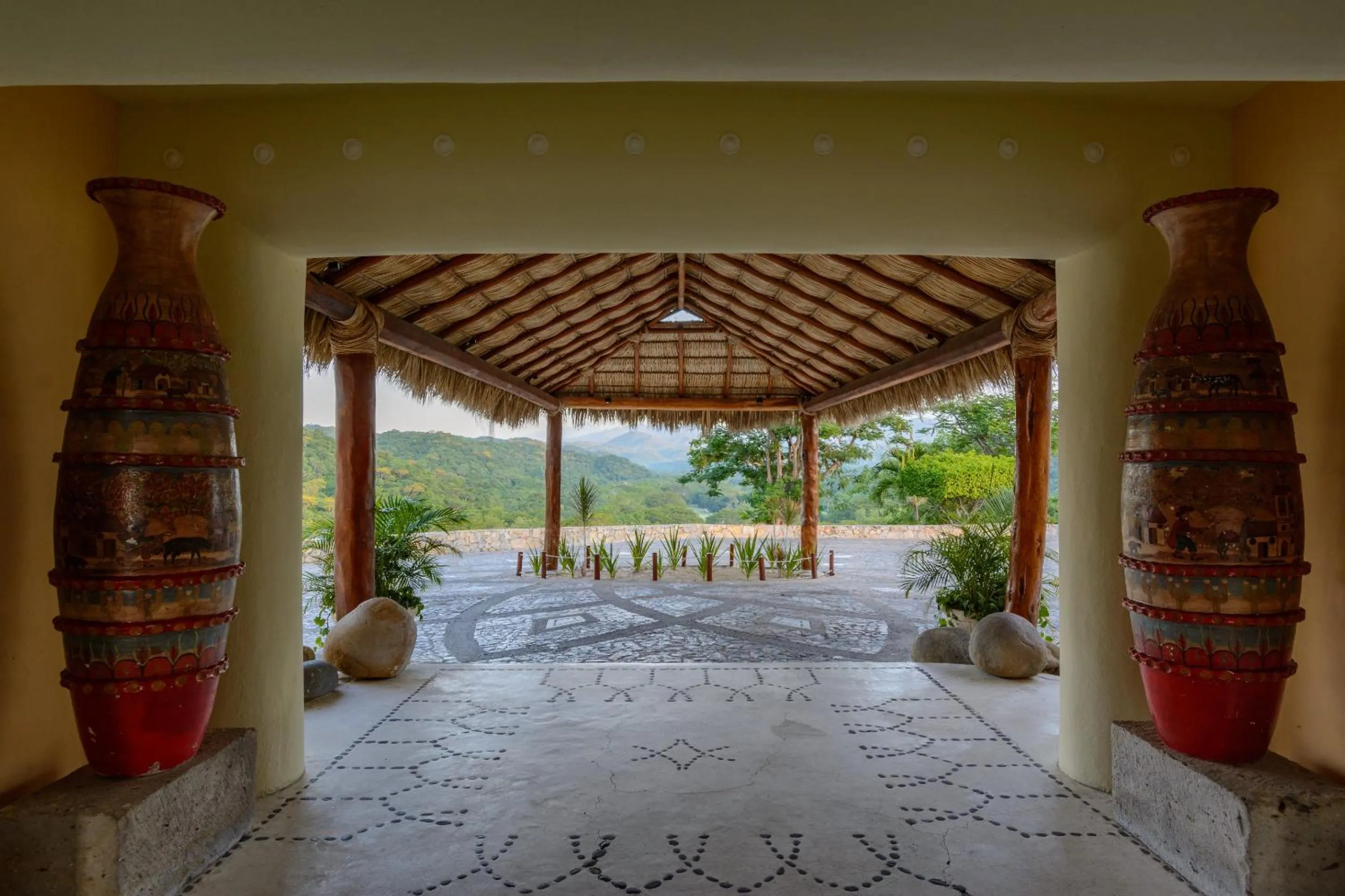 Facade/entrance in Quinta Real Huatulco