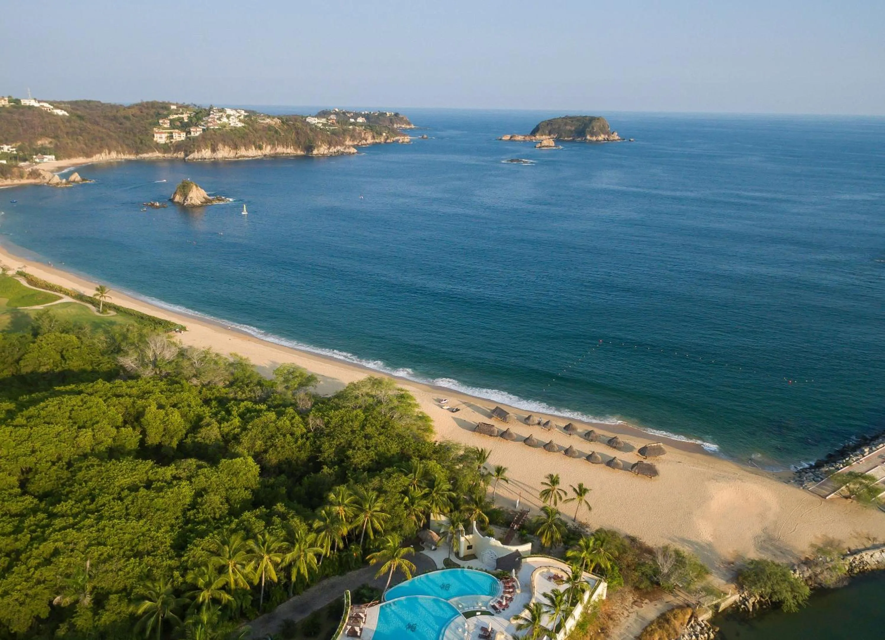 Bird's eye view in Quinta Real Huatulco
