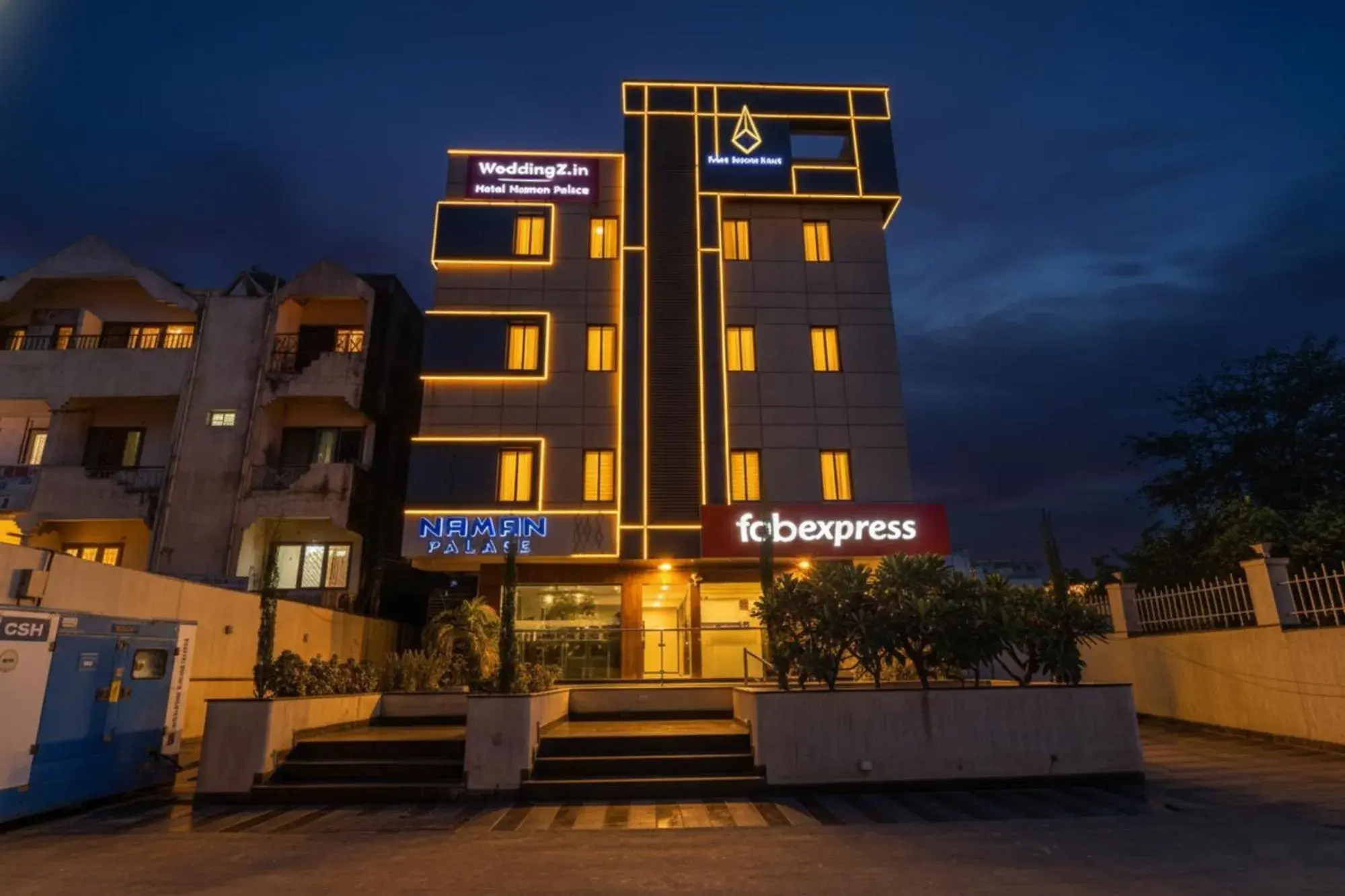 Property building in FabHotel Naman Palace Property building in FabHotel Naman Palace