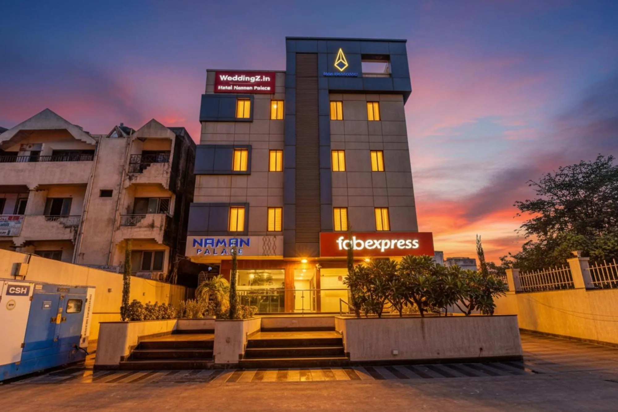 Property building in FabHotel Naman Palace