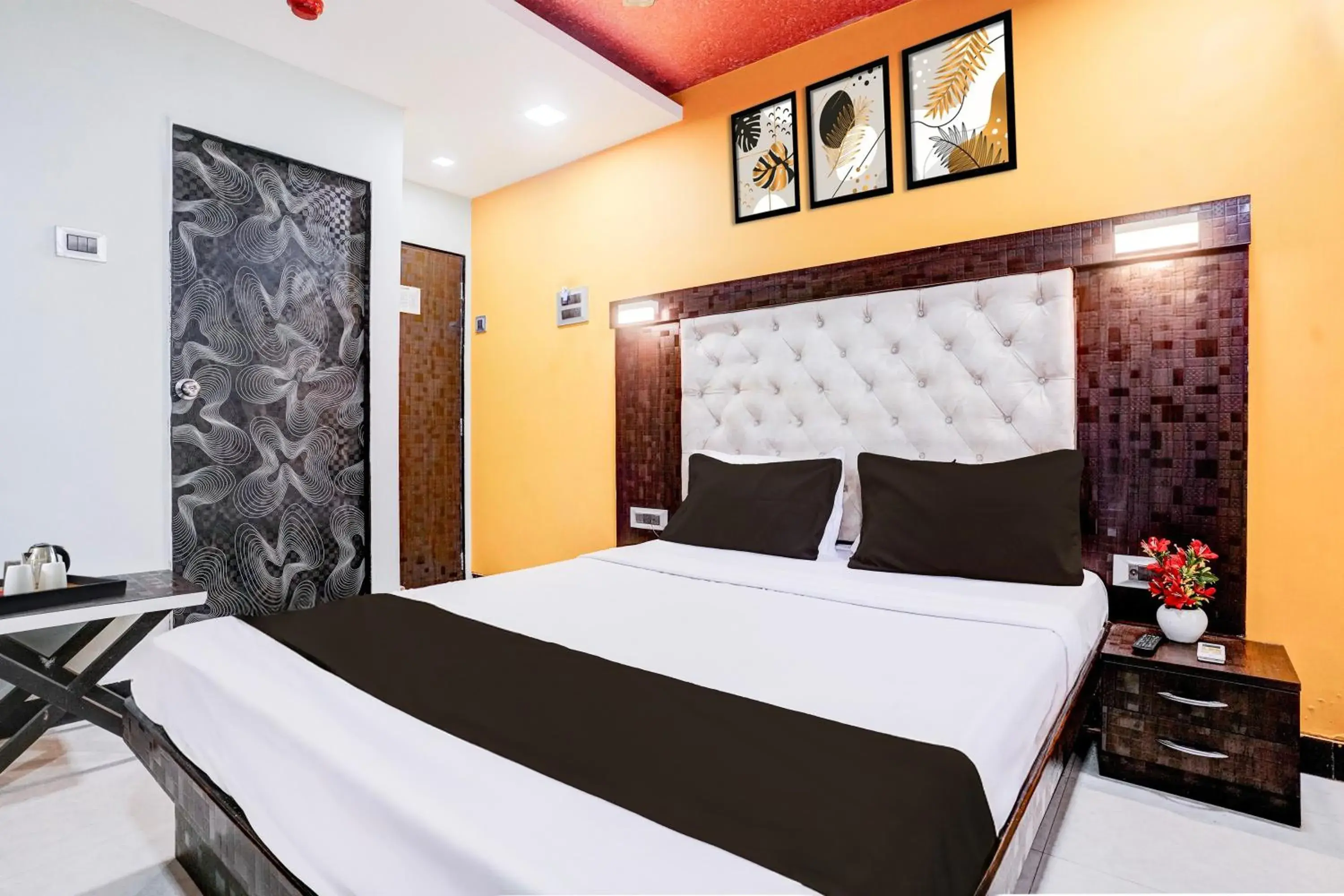 Bedroom, Bed in Super Collection O Asalpha near International Airport Bedroom, Bed in Super Collection O Asalpha near International Airport