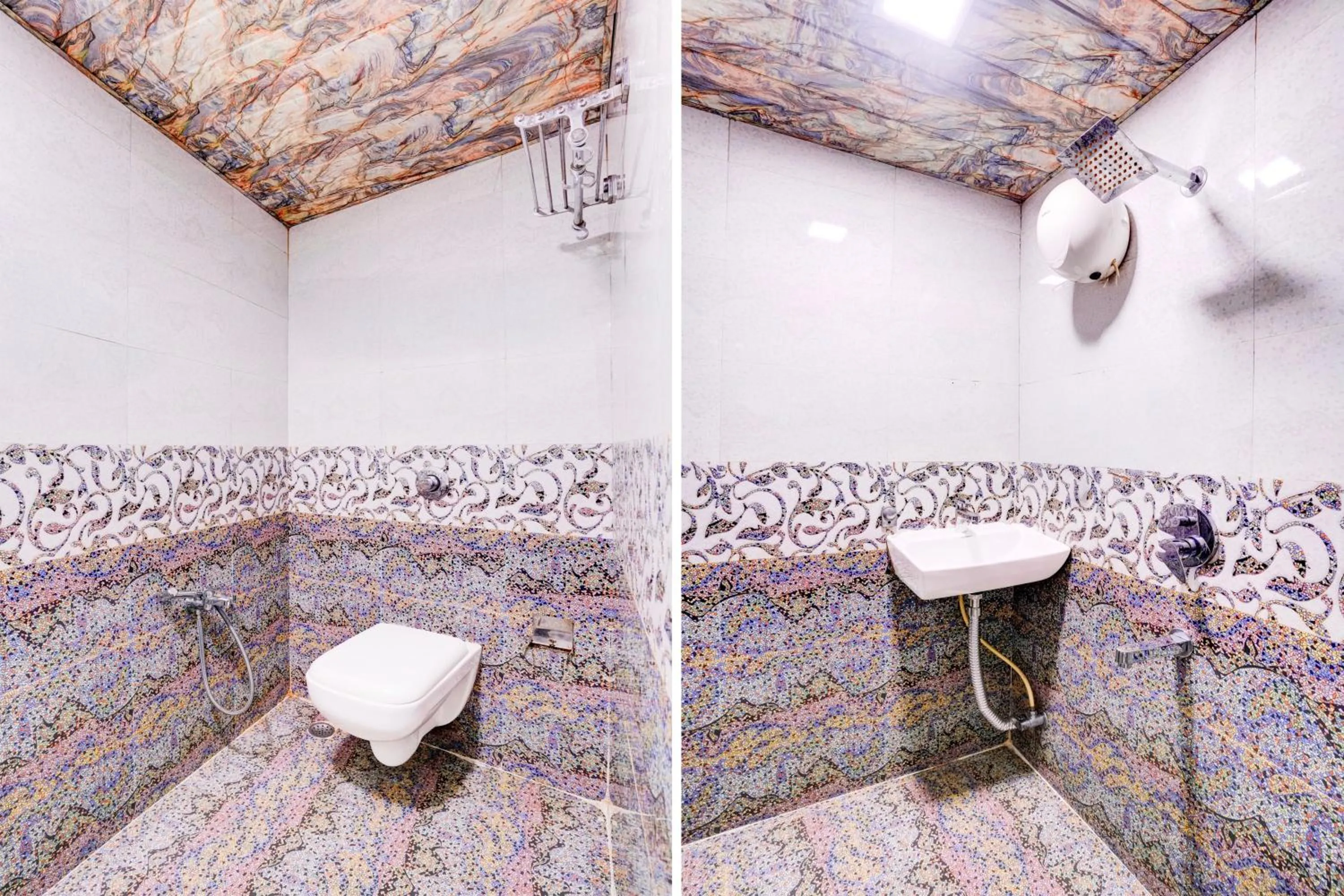 Bathroom in Collection O Asalpha near International Airport