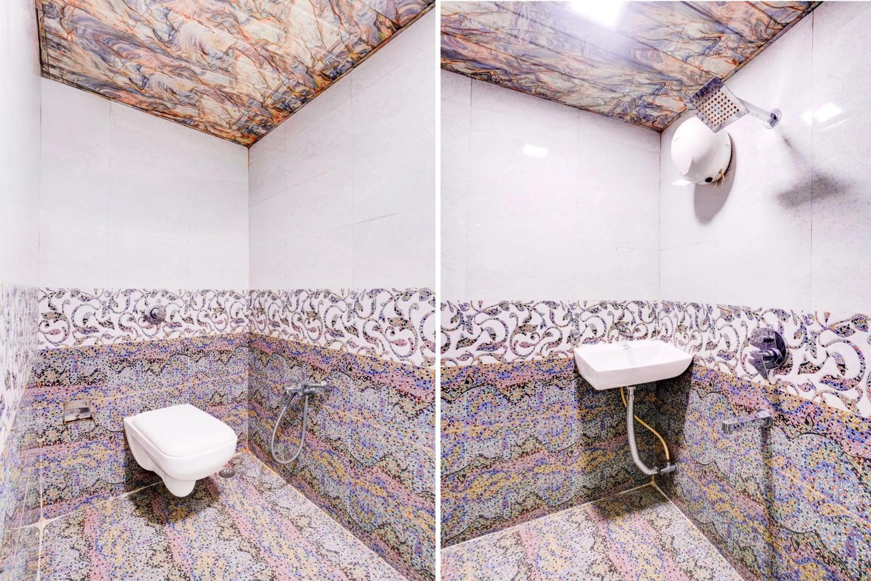 Bathroom in Collection O Asalpha near International Airport