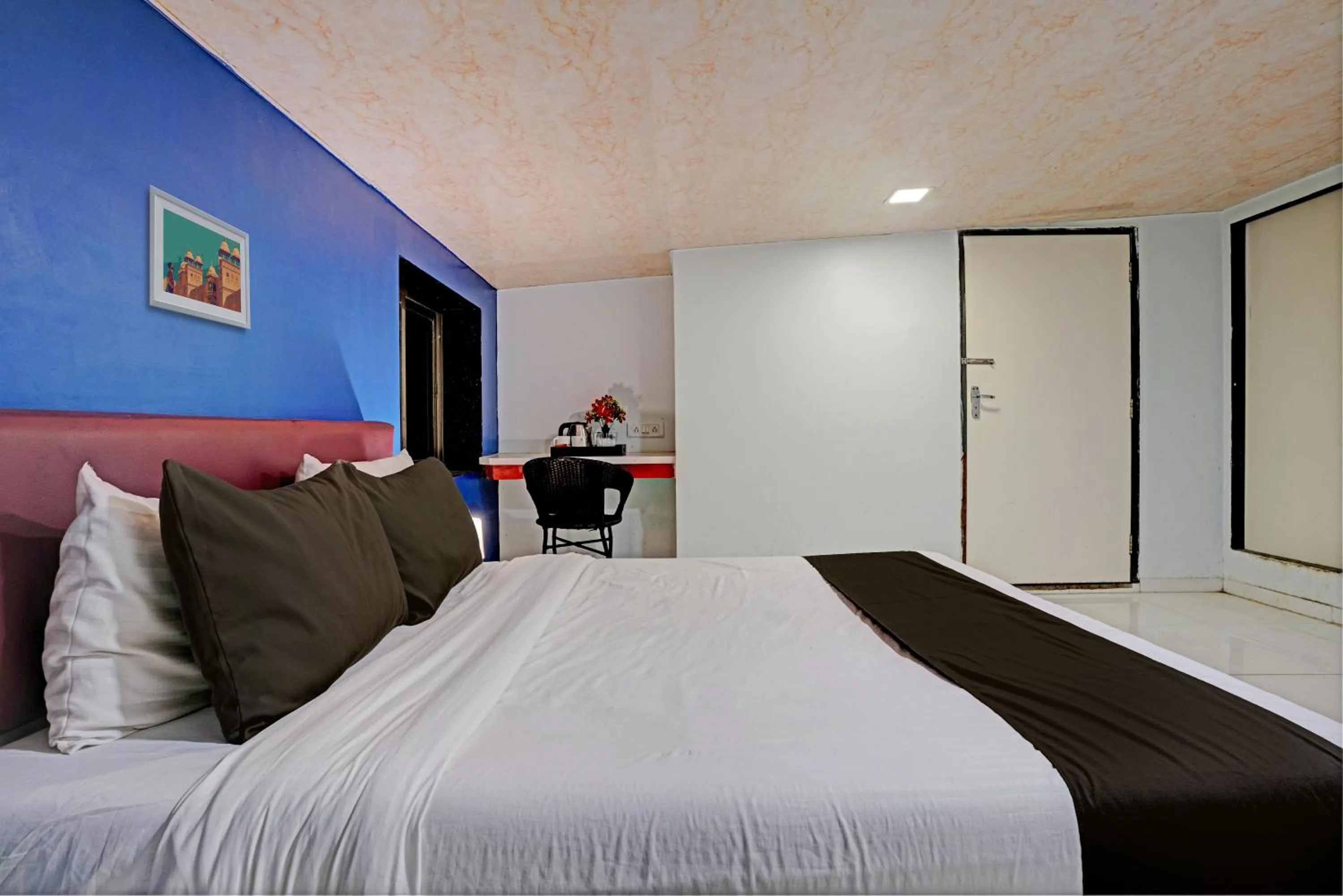 Lobby or reception, Bed in Hotel O Blue Sea