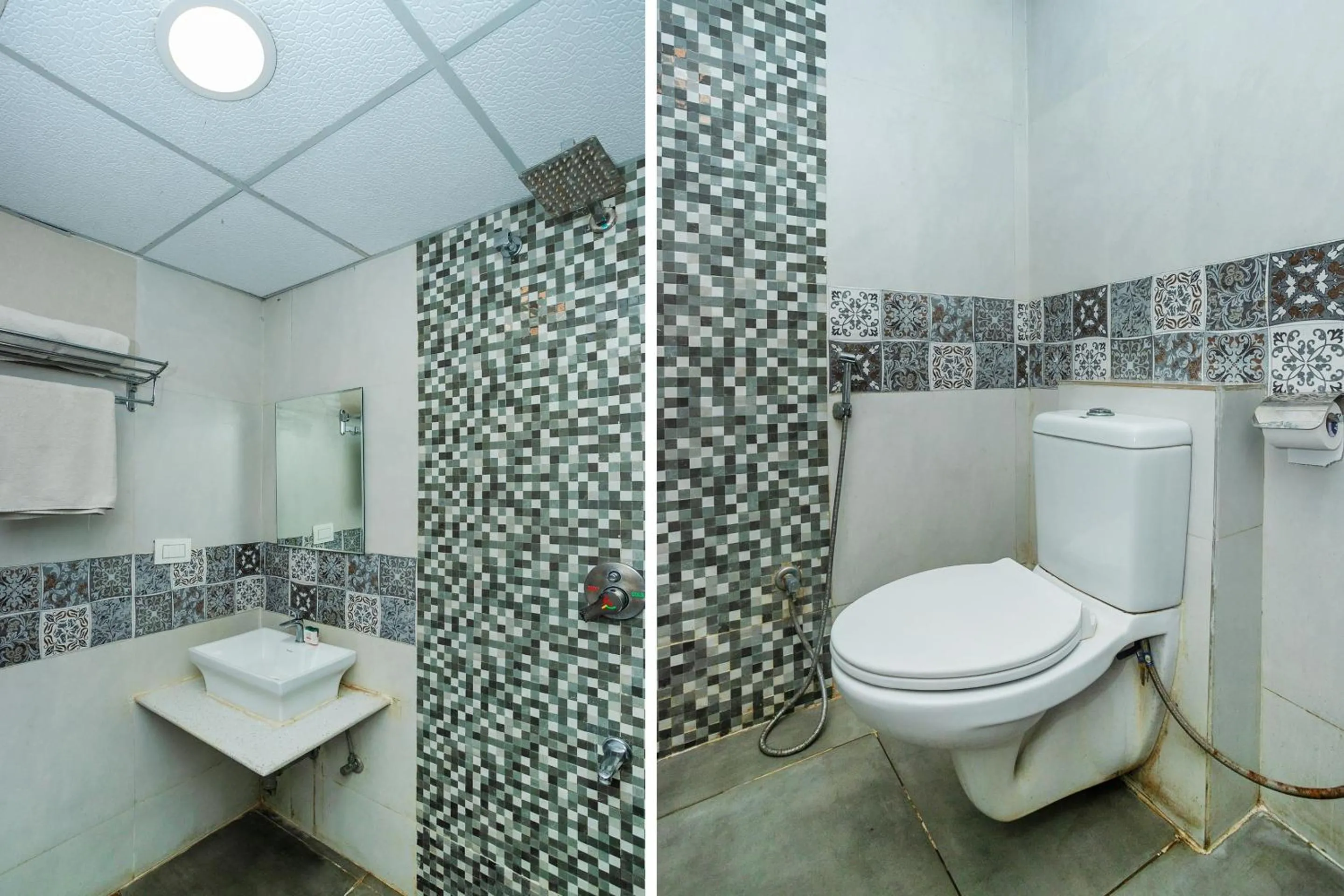 Bathroom in Collection O Indian Suites Near Sitara Restaurant