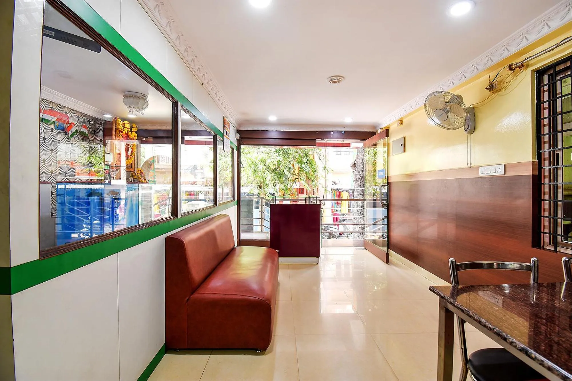 Seating area in FabHotel Ivory Pearl - BTM Layout