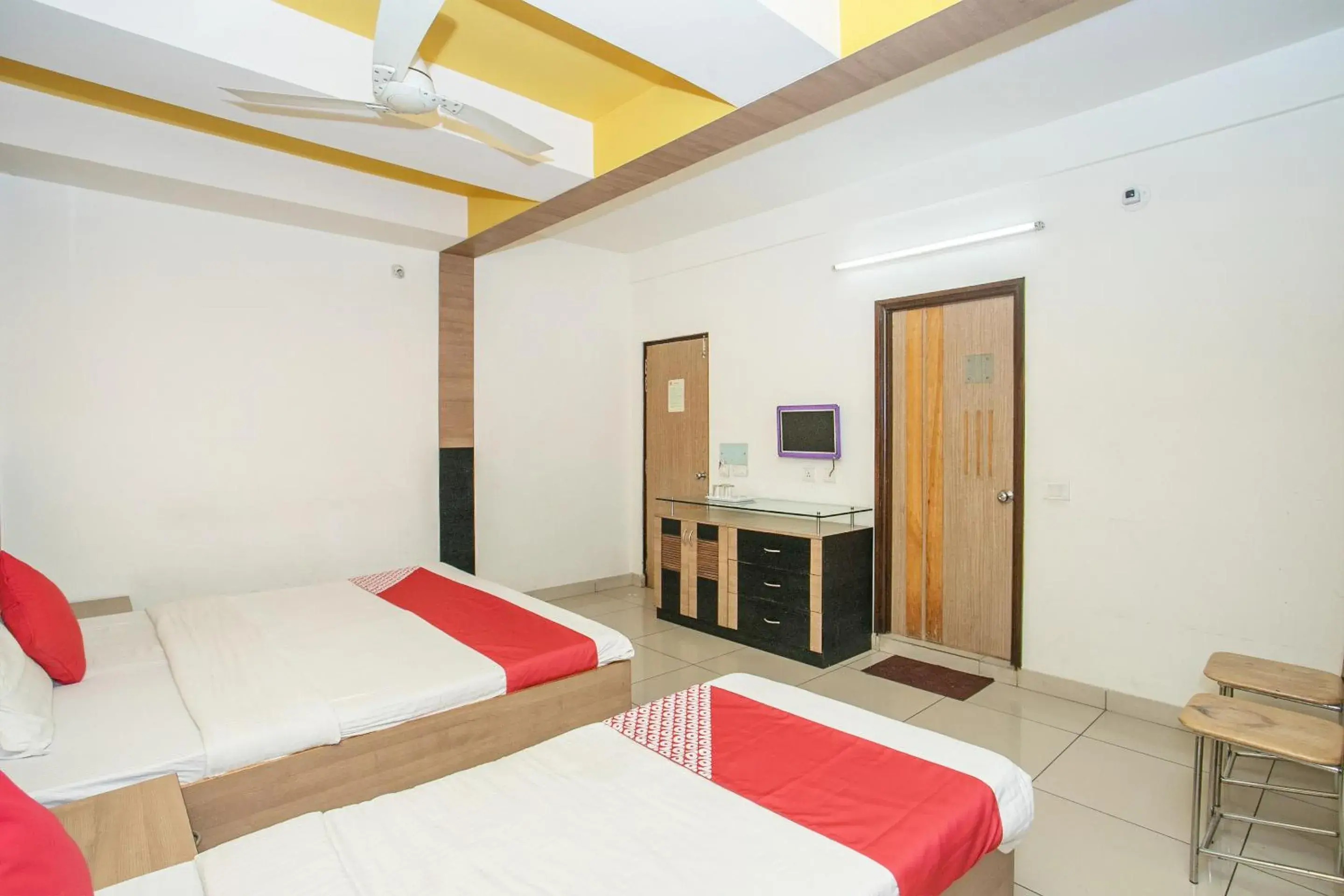 Bedroom, Bed in Hotel O ABHIMAANI COMFORTS Bedroom, Bed in Hotel O ABHIMAANI COMFORTS