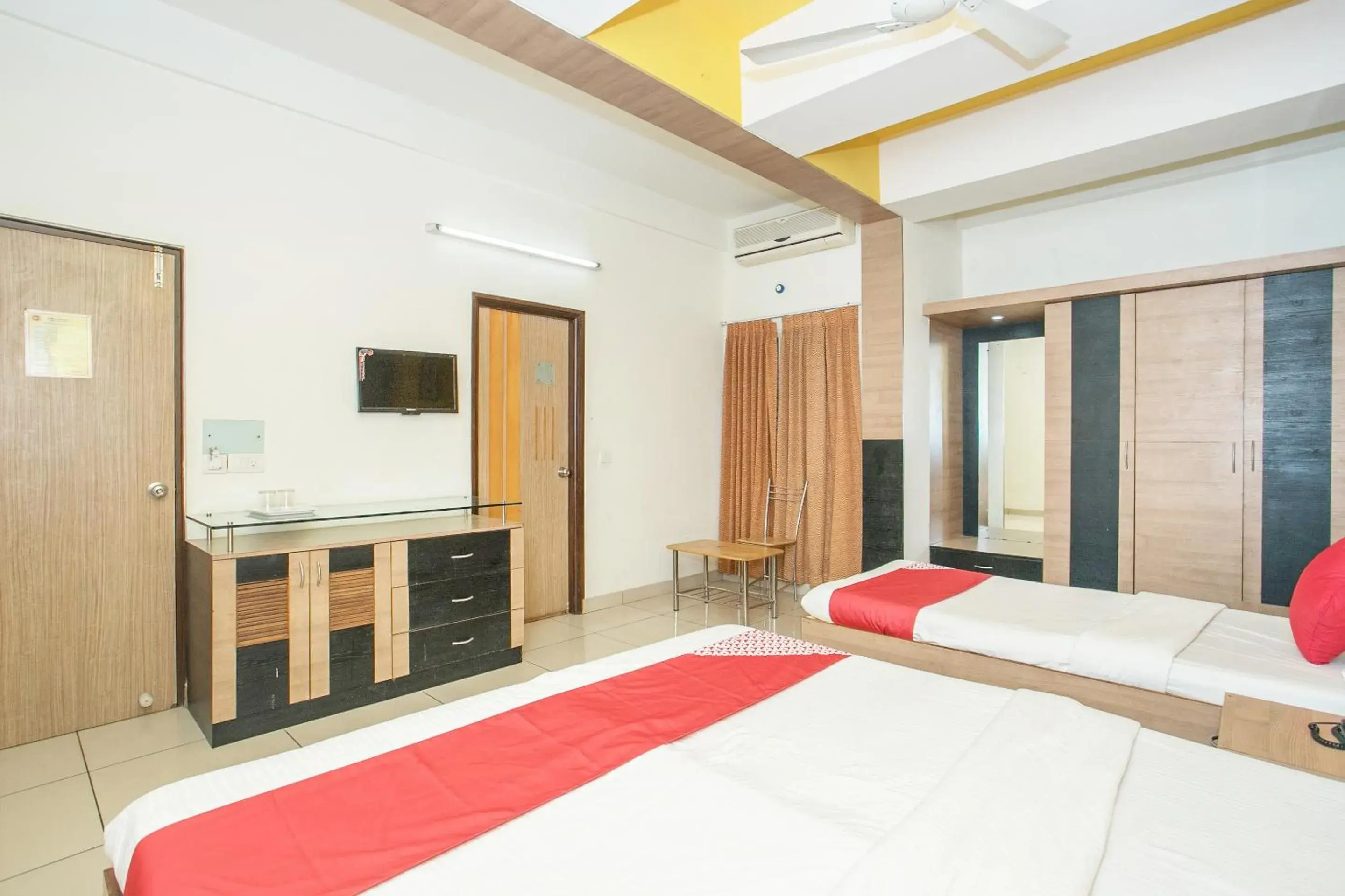 Bedroom, Bed in Hotel O ABHIMAANI COMFORTS Bedroom, Bed in Hotel O ABHIMAANI COMFORTS