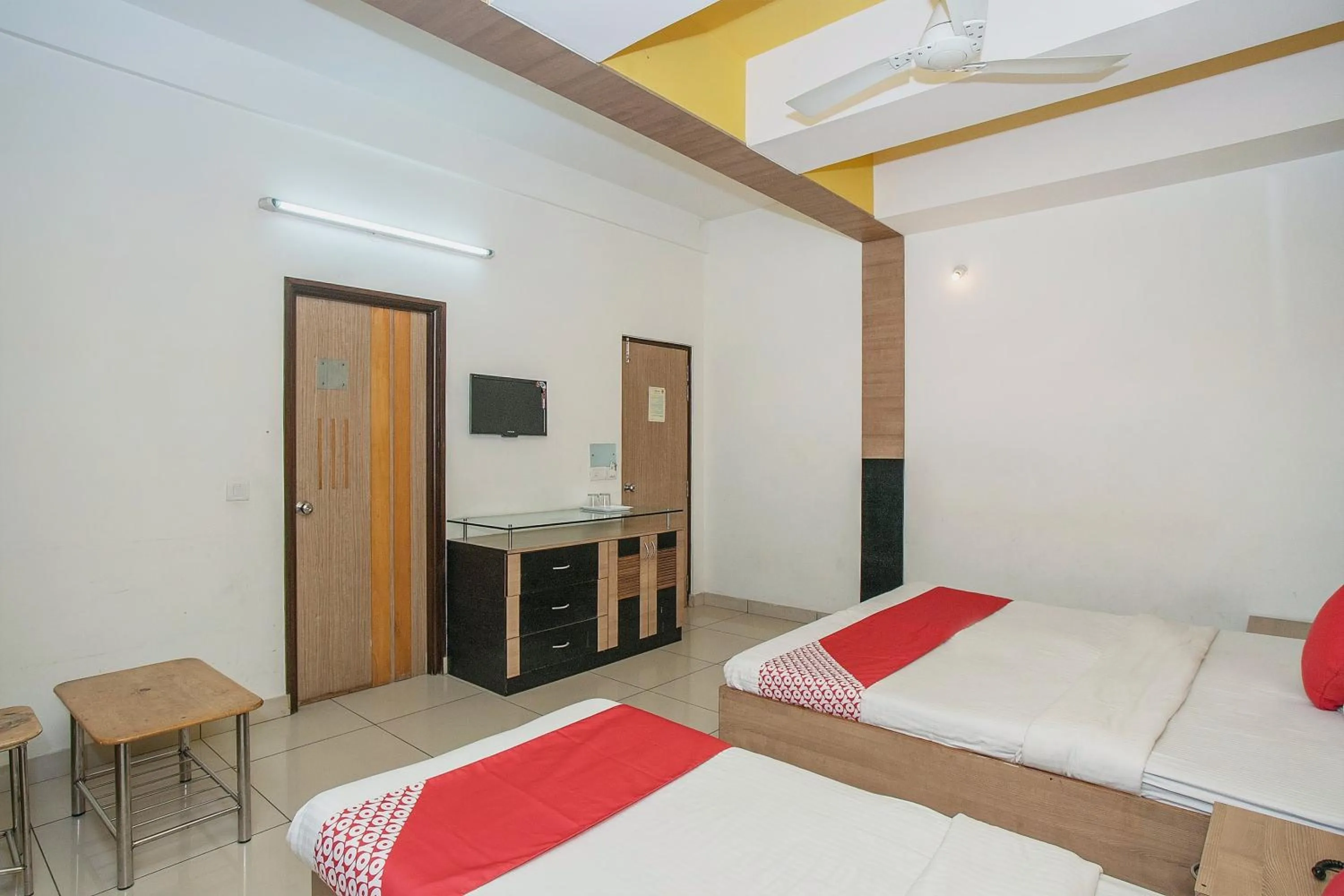 Bedroom, Bed in Hotel O ABHIMAANI COMFORTS