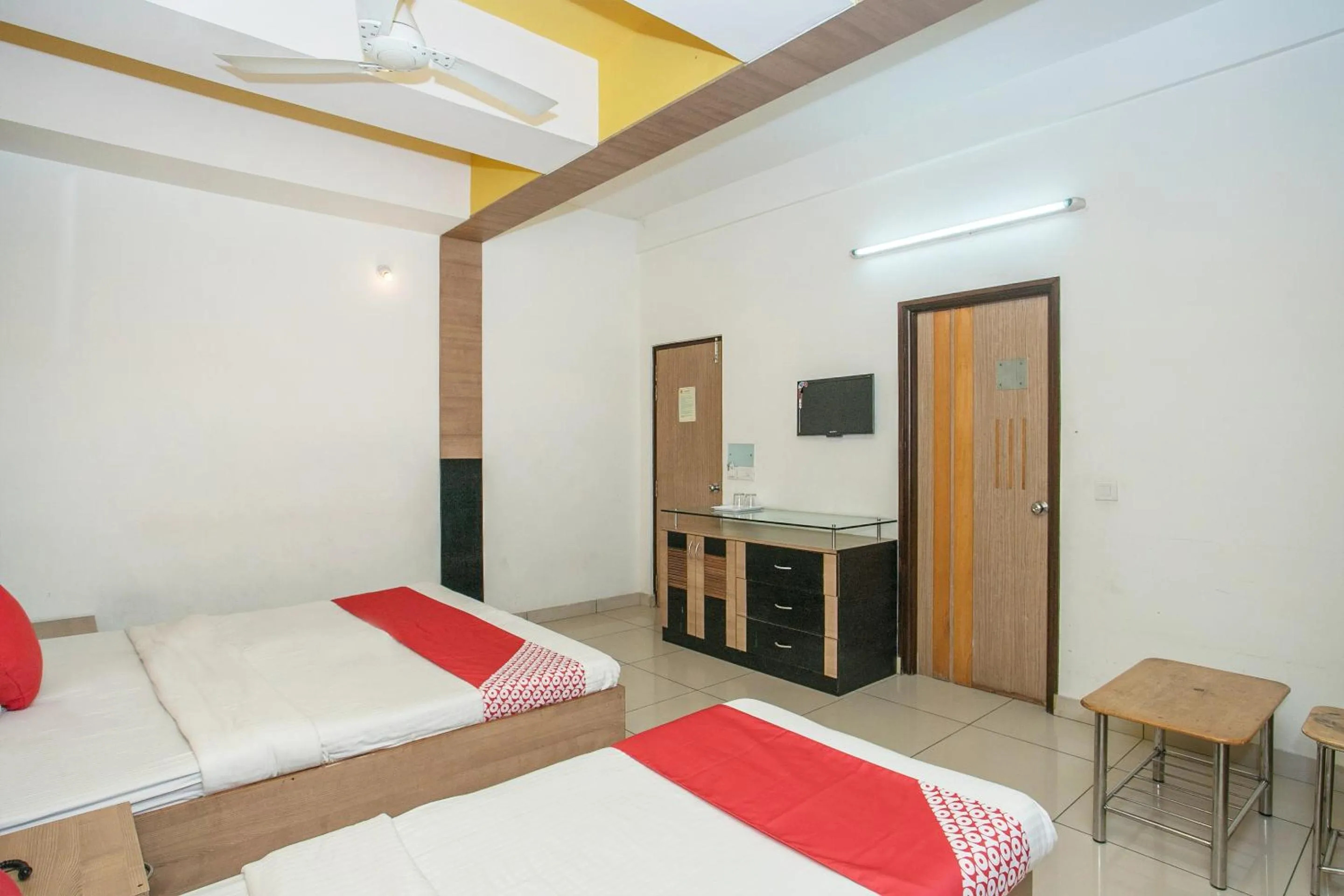 Bedroom, Bed in Hotel O ABHIMAANI COMFORTS