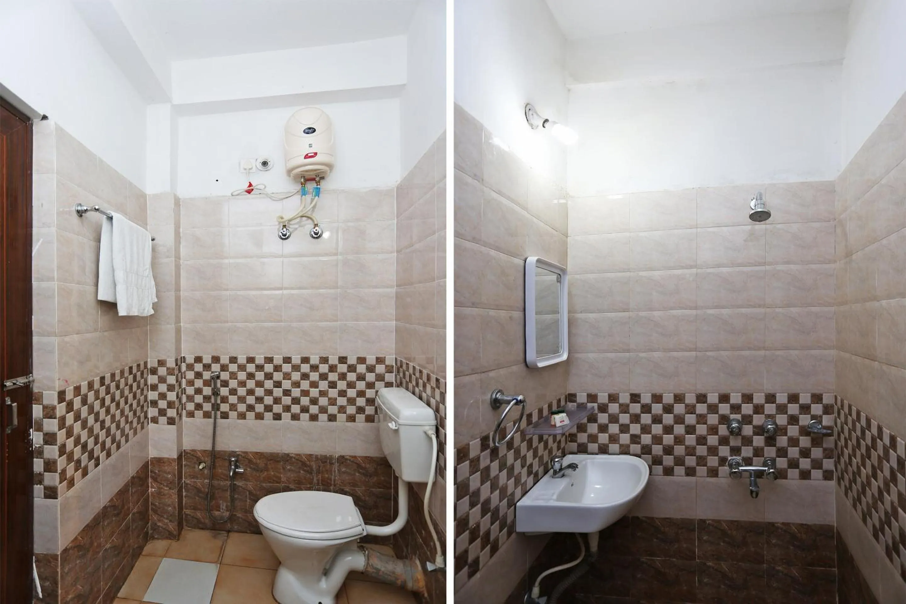 Bathroom in Hotel O Nilay classic