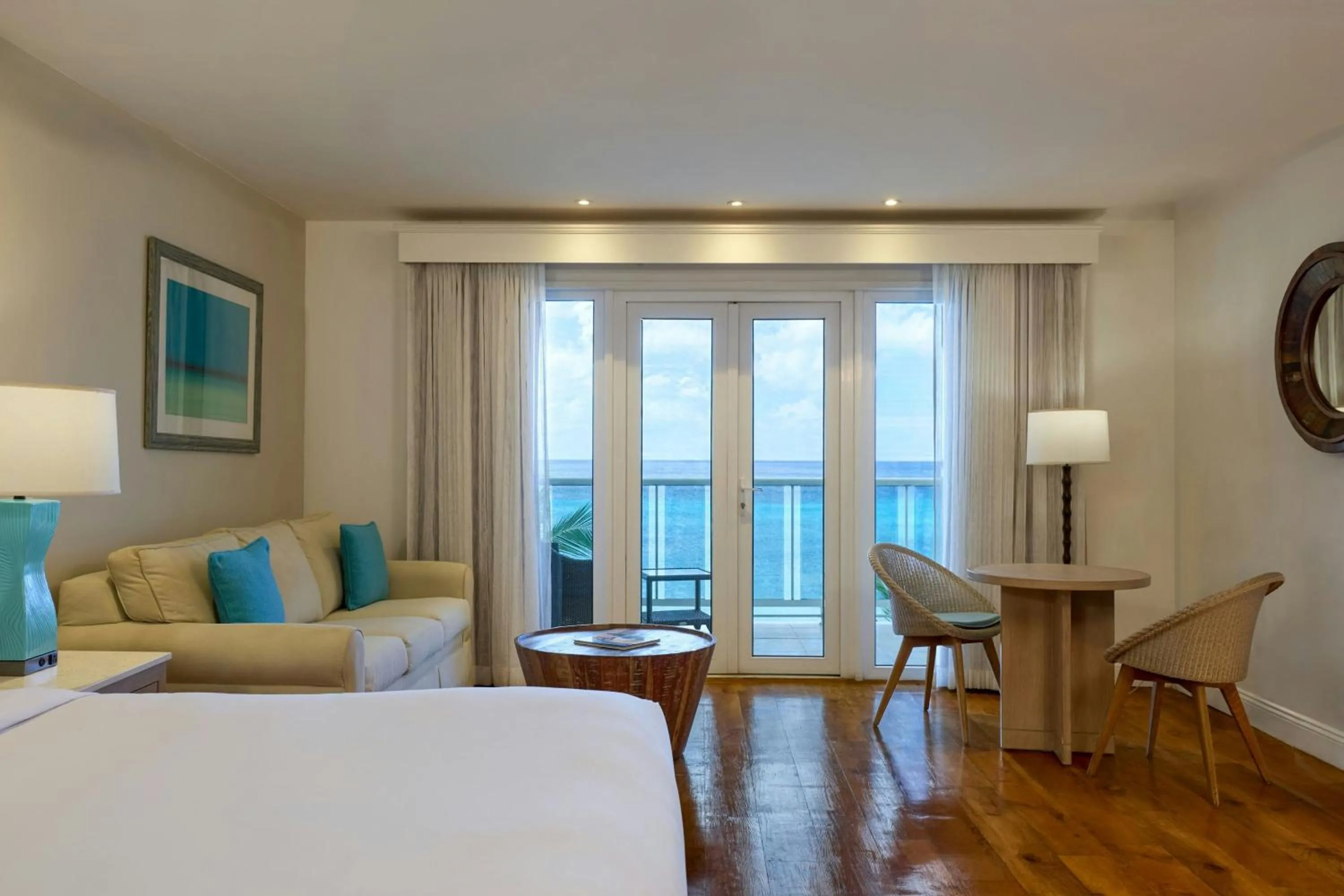 Photo of the whole room, Bed in Waves Resort & Spa, Barbados, An Autograph Collection All-Inclusive Resort