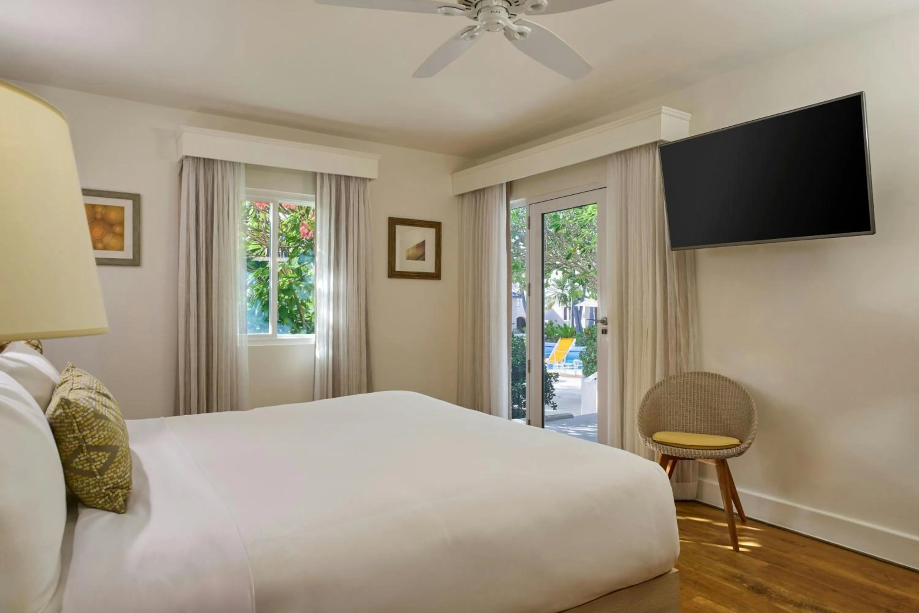 Swimming pool, Bed in Waves Resort & Spa, Barbados, An Autograph Collection All-Inclusive Resort