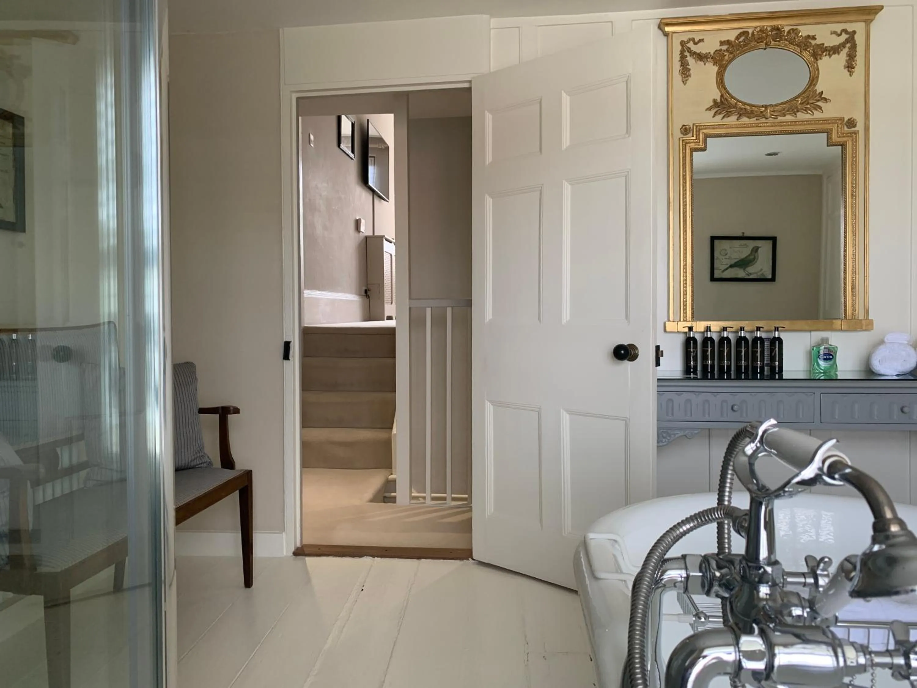 Bedroom in Coswarth House with breakfast at Rick Stein's