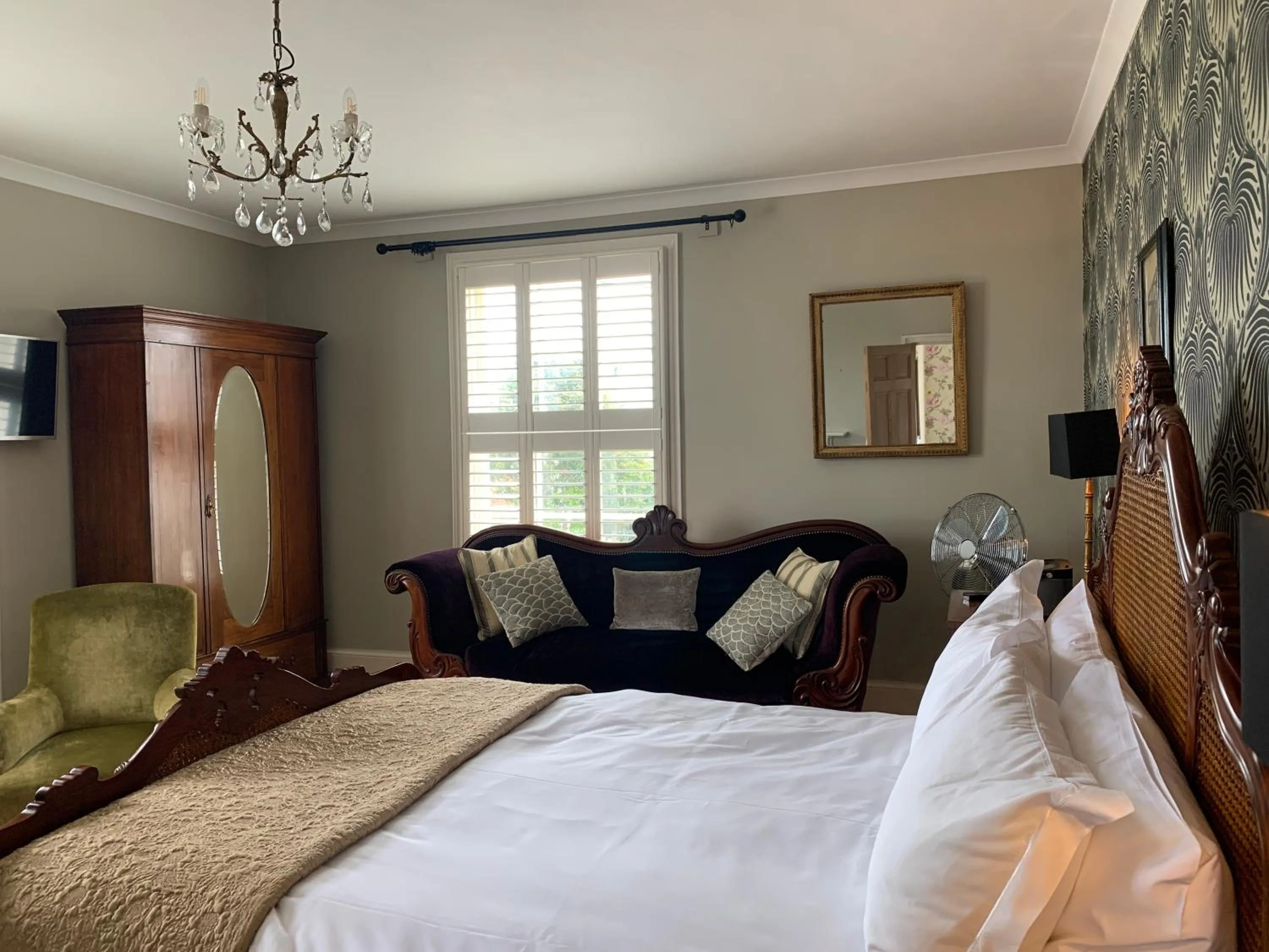 Bedroom, Bed in Coswarth House with breakfast at Rick Stein's
