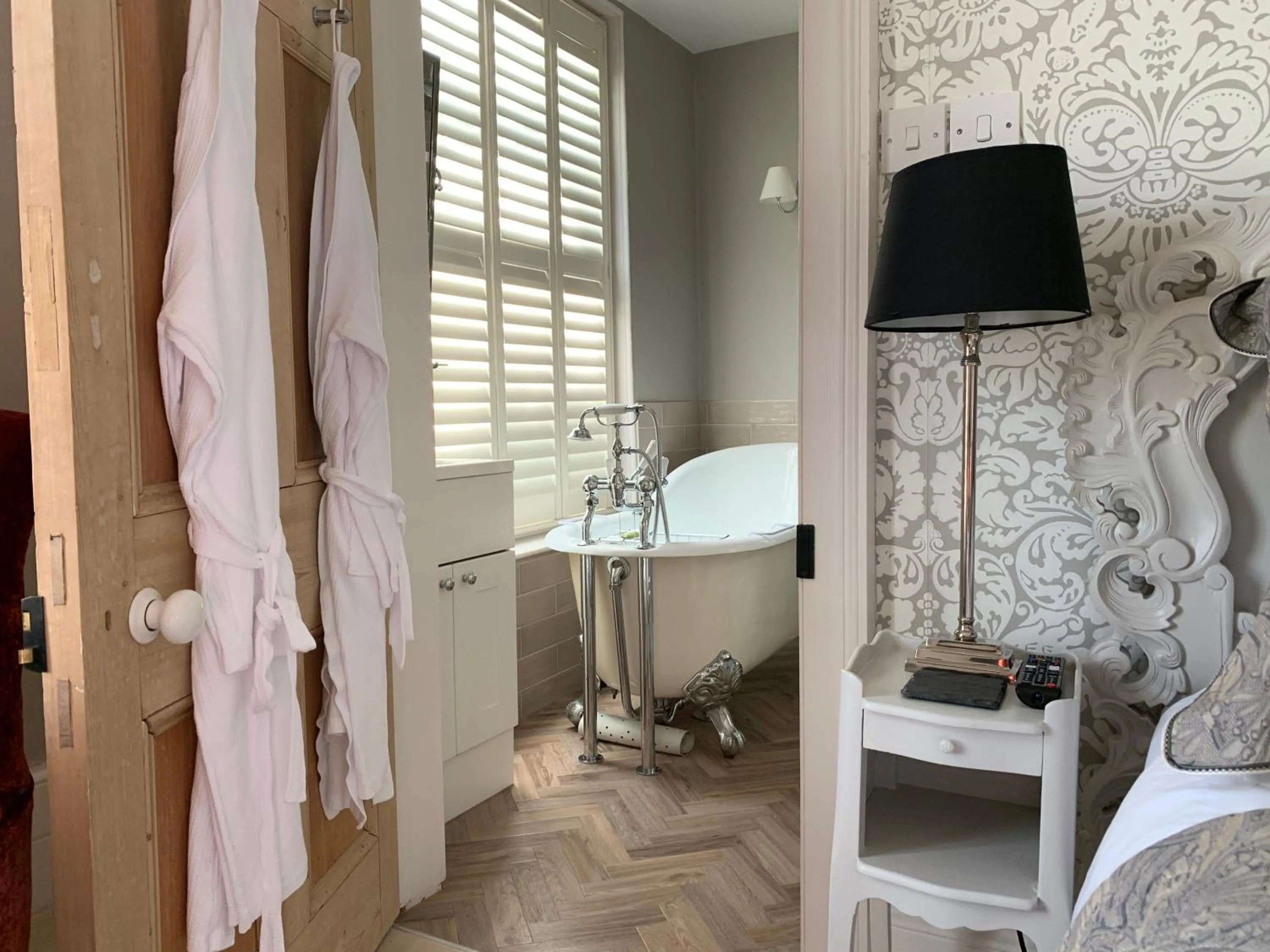 Bedroom in Coswarth House with breakfast at Rick Stein's