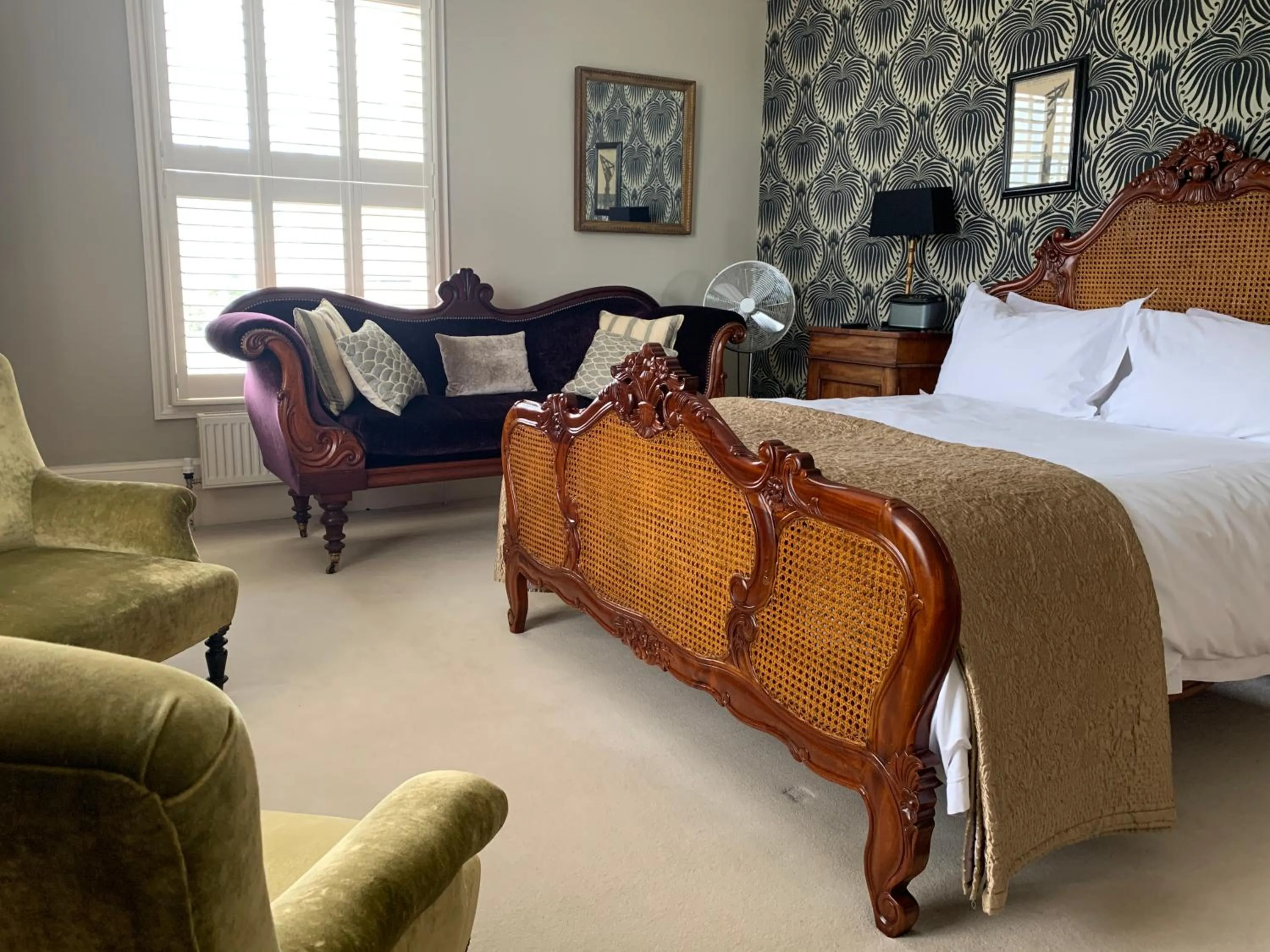 Bedroom, Bed in Coswarth House with breakfast at Rick Stein's