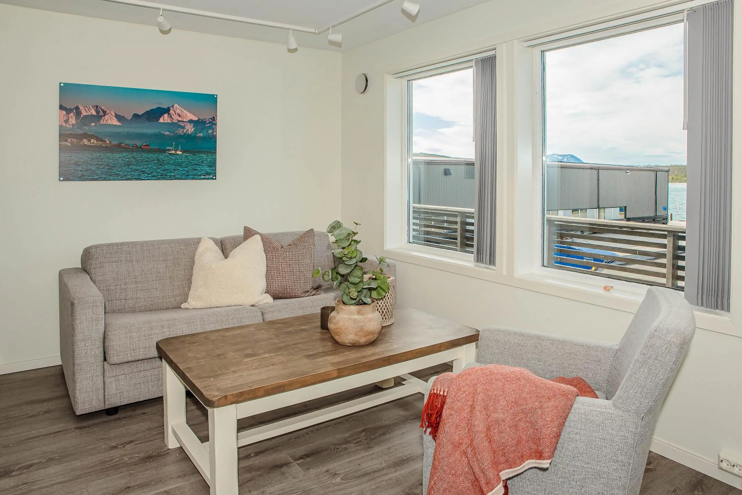 Living room in Lyngen Experience Apartments