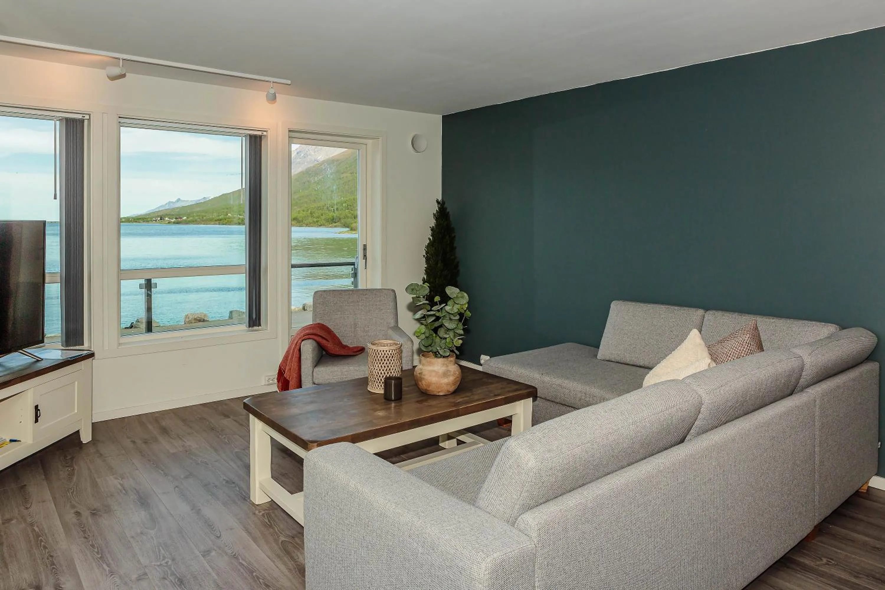 Living room in Lyngen Experience Apartments