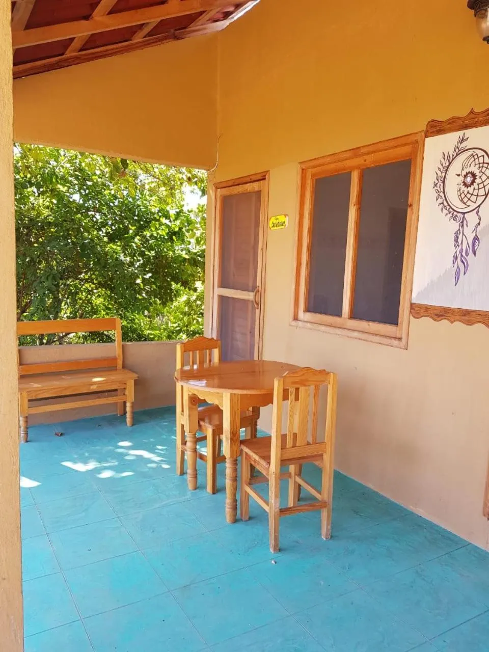 Balcony/Terrace in El Eden Bungalows