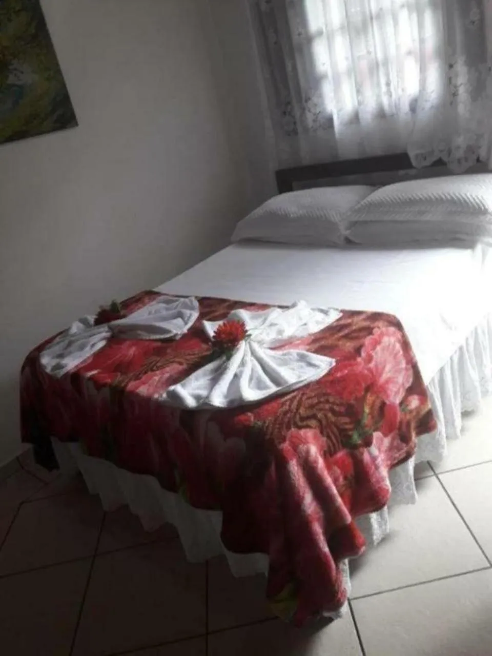 Bed in Pousada da Tom-Ubatuba Perequê-Açu