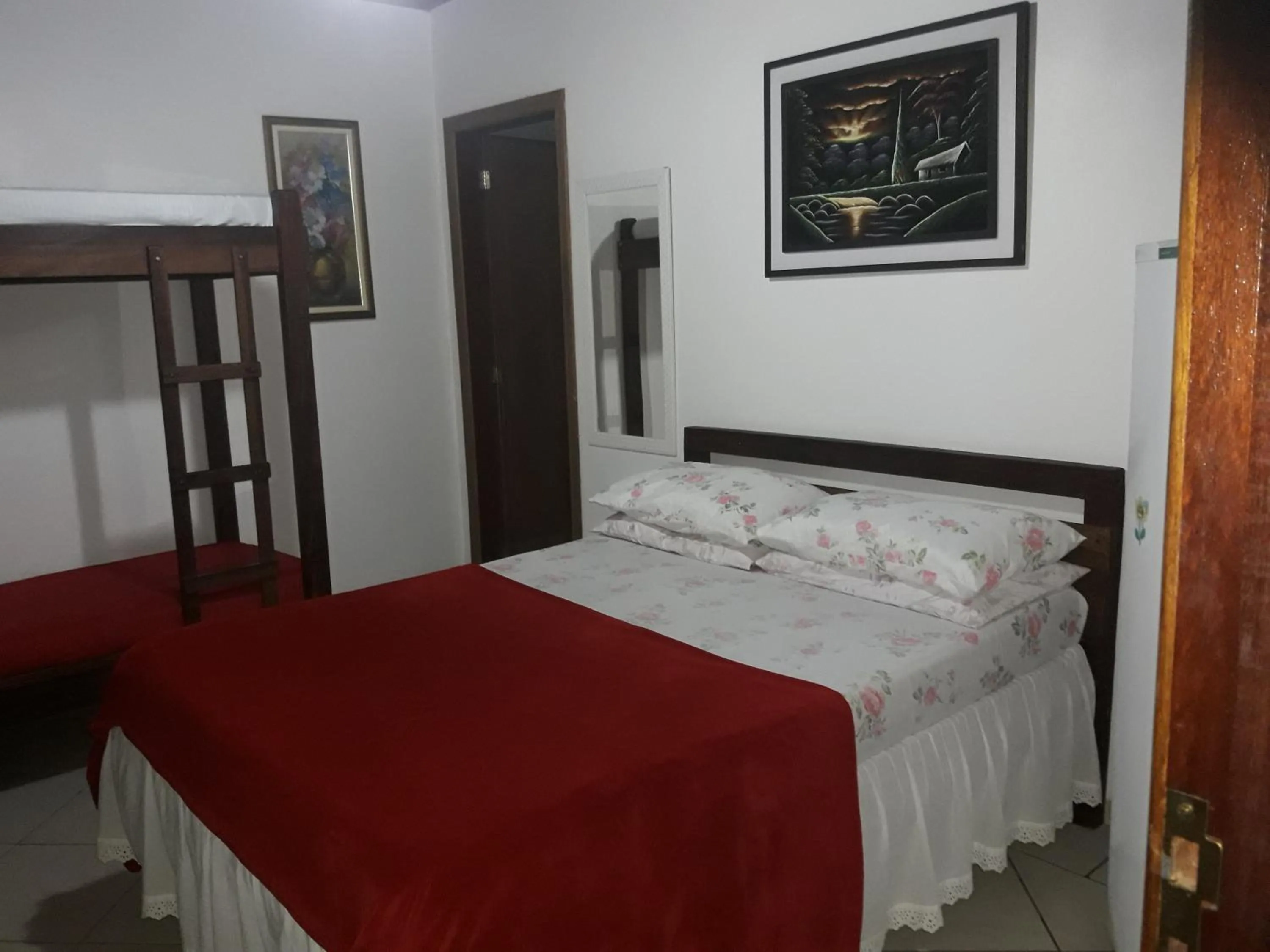 Bed in Pousada da Tom-Ubatuba Perequê-Açu