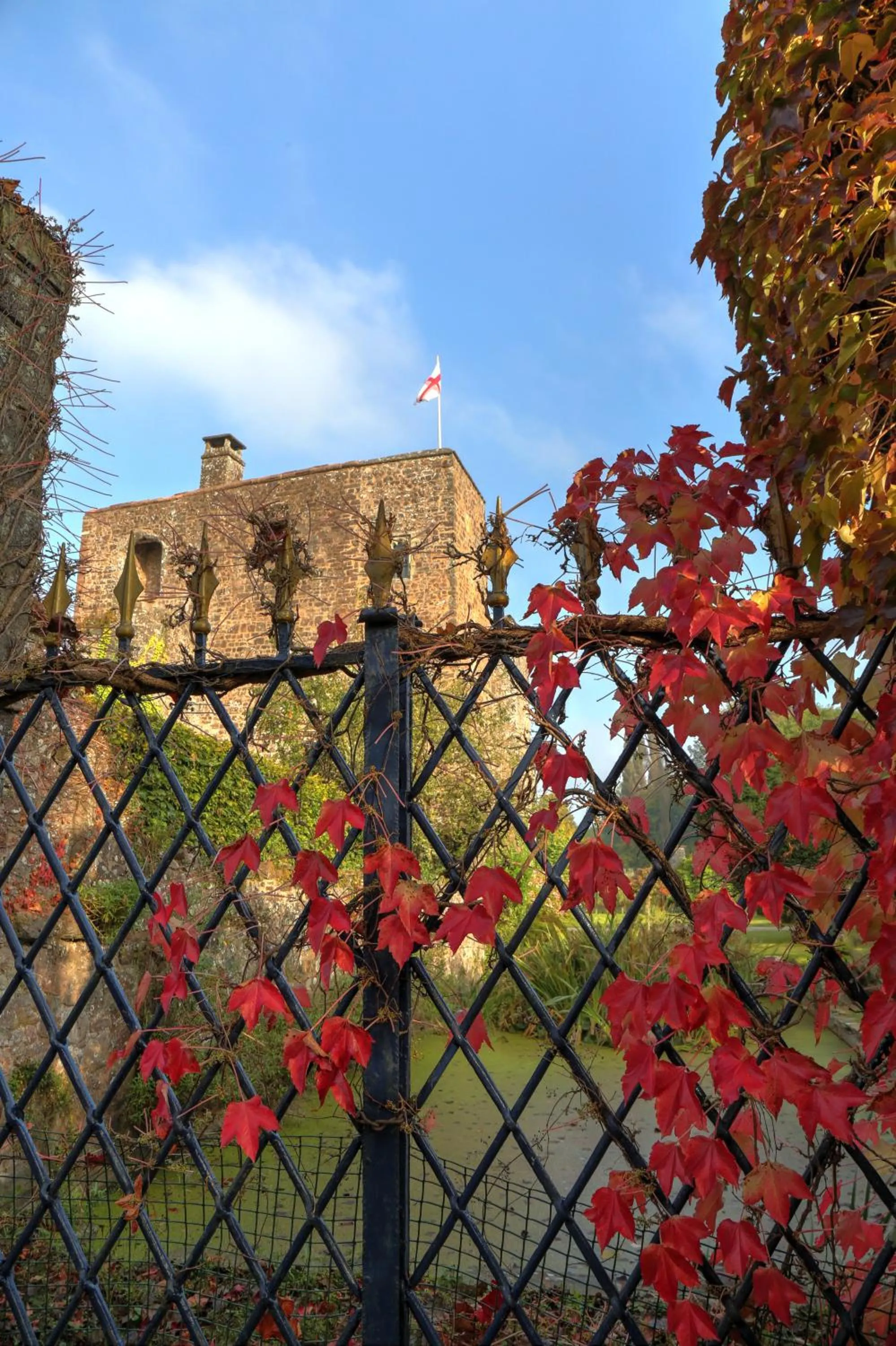 Garden in Bickleigh Castle