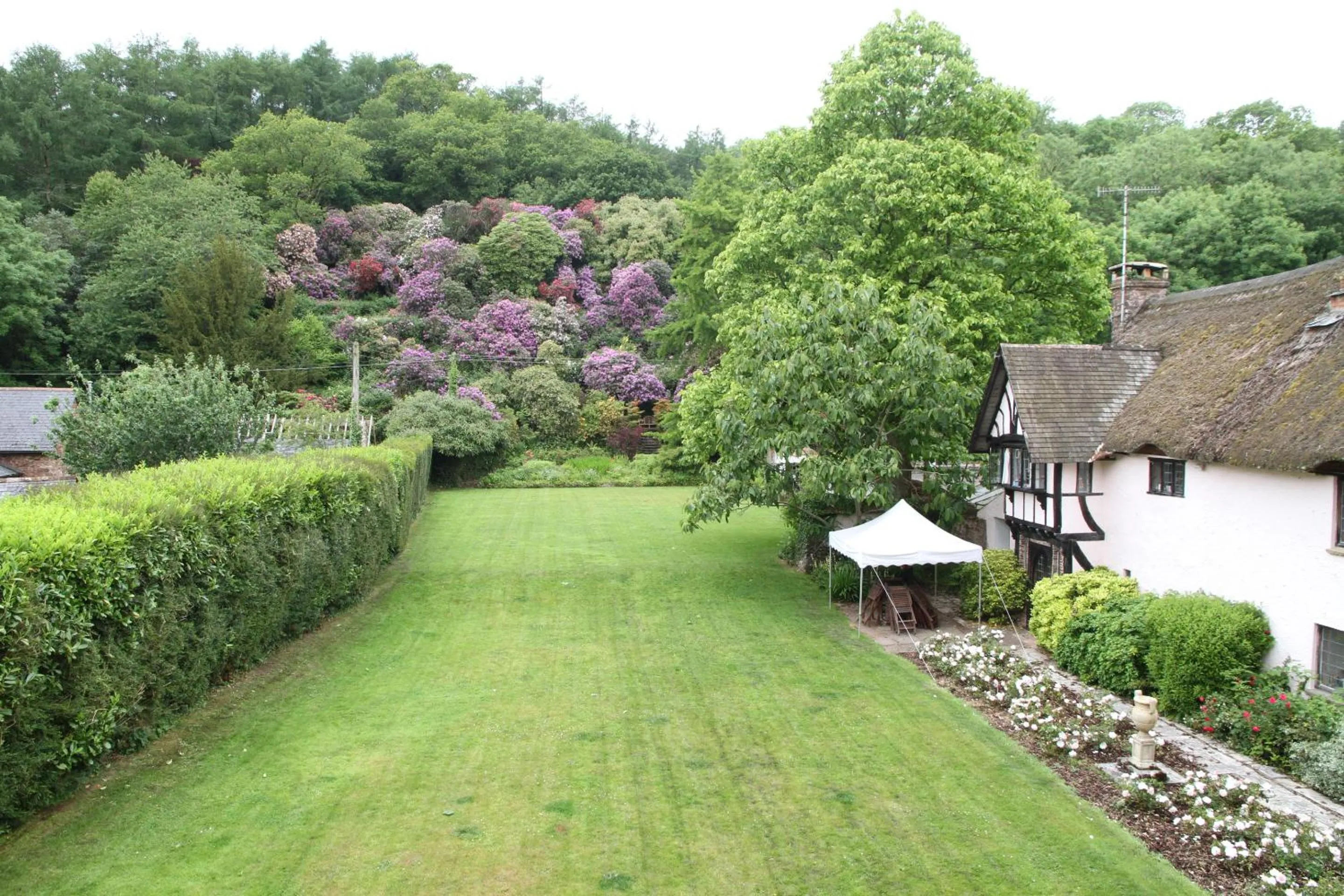 Garden in Bickleigh Castle
