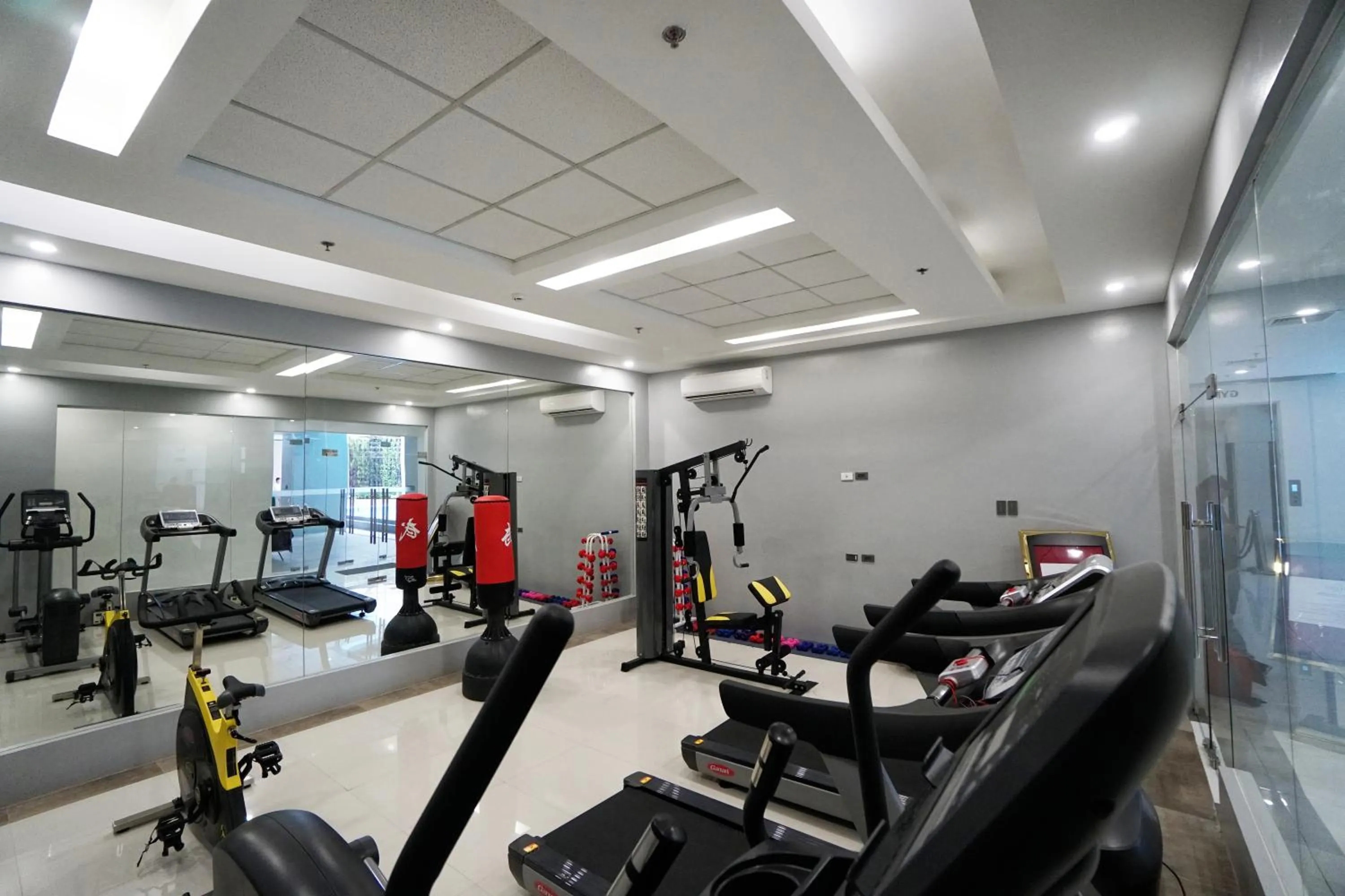 Fitness centre/facilities in Mezzo Hotel